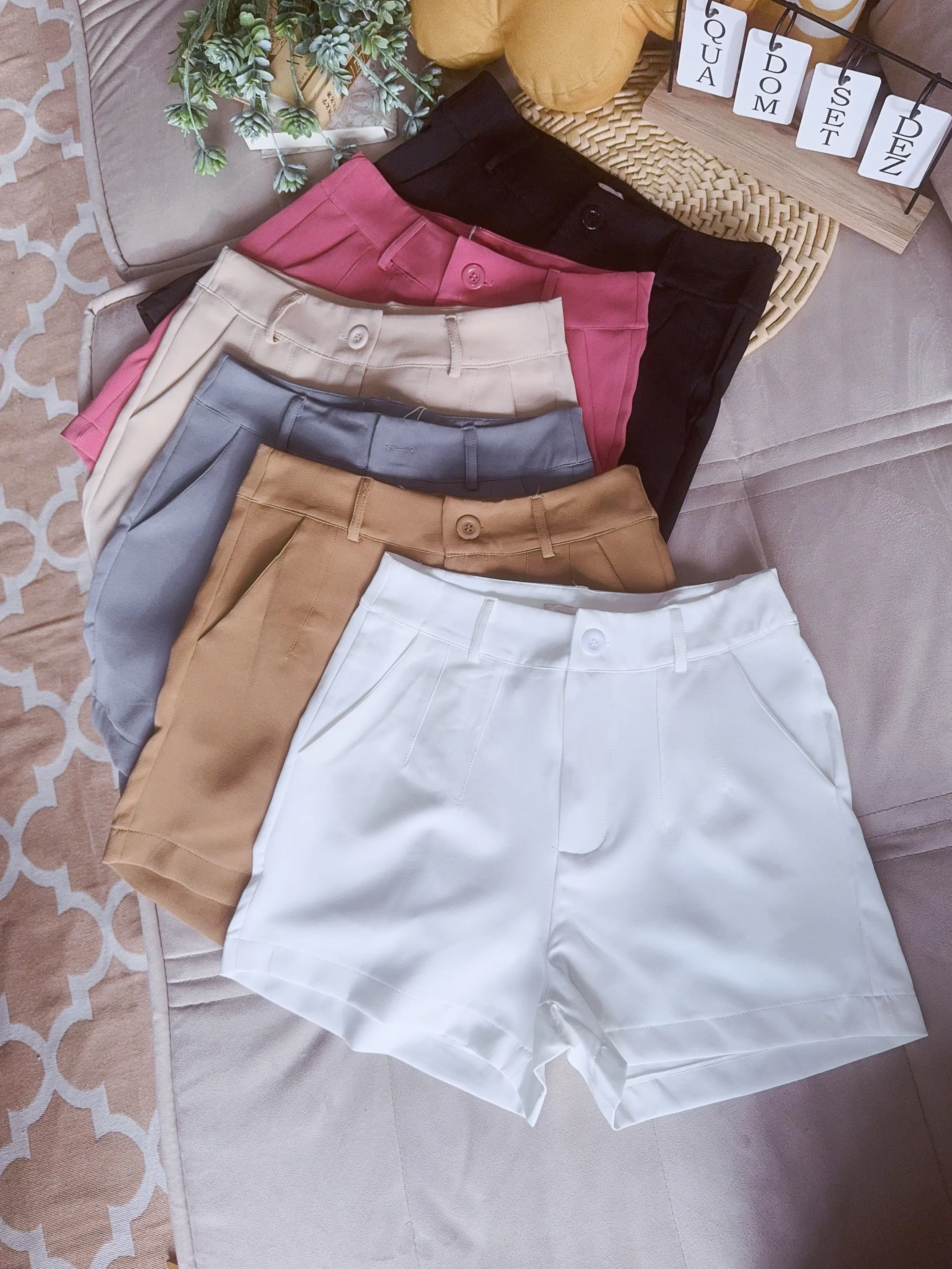 Shorts alfaiataria Elisa linda moda