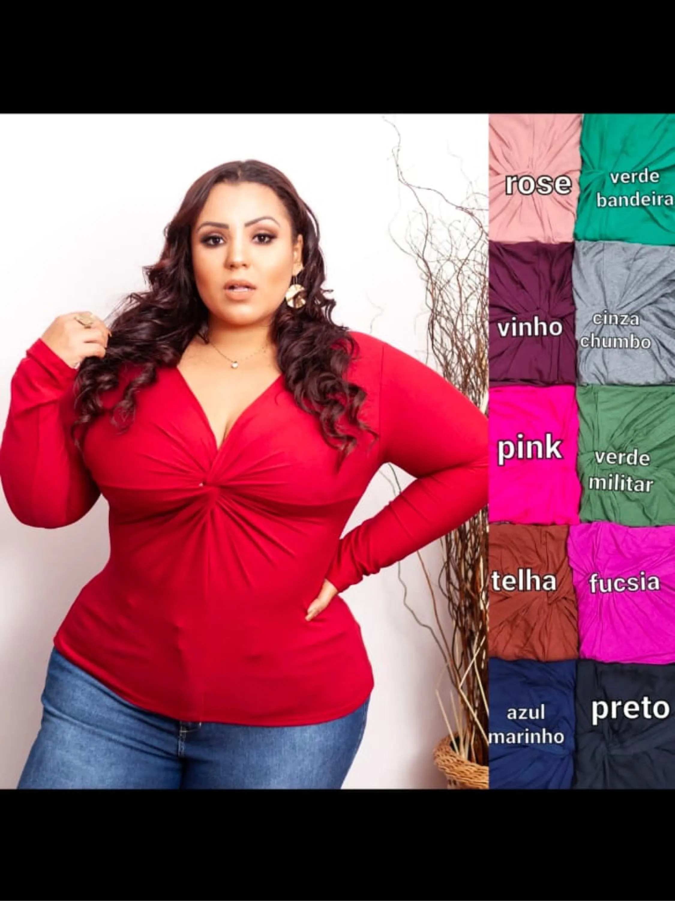 Plus size Elisa linda moda