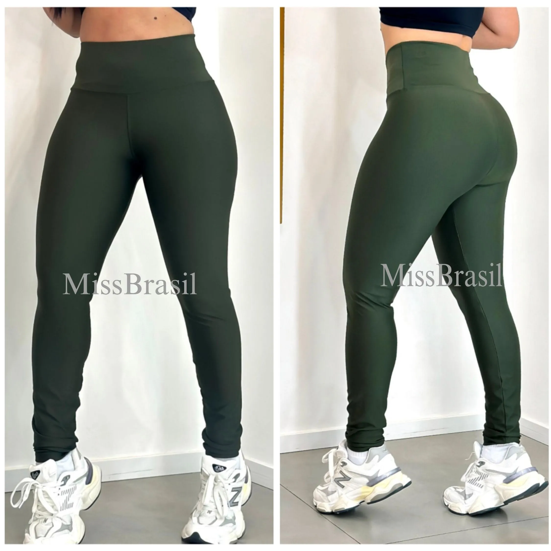 Legging lisa cintura alta