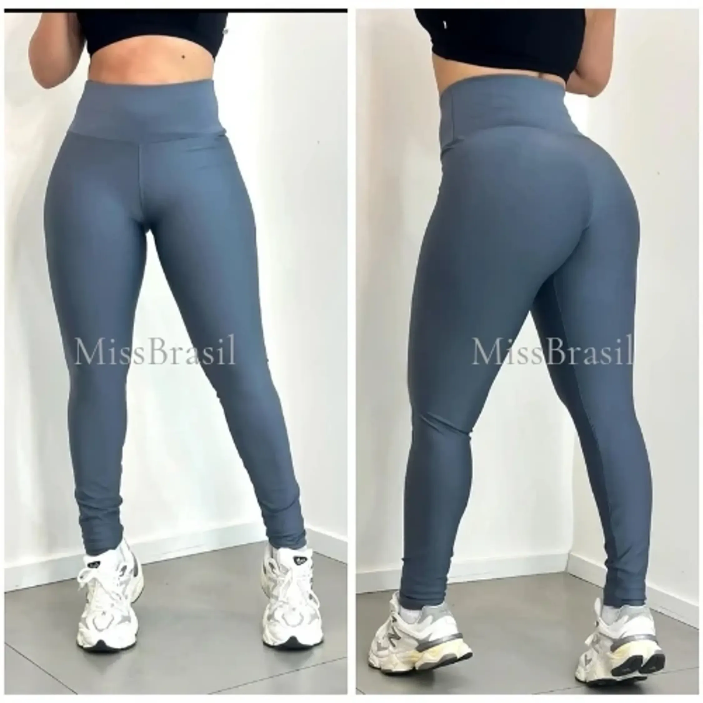 Legging lisa cintura alta