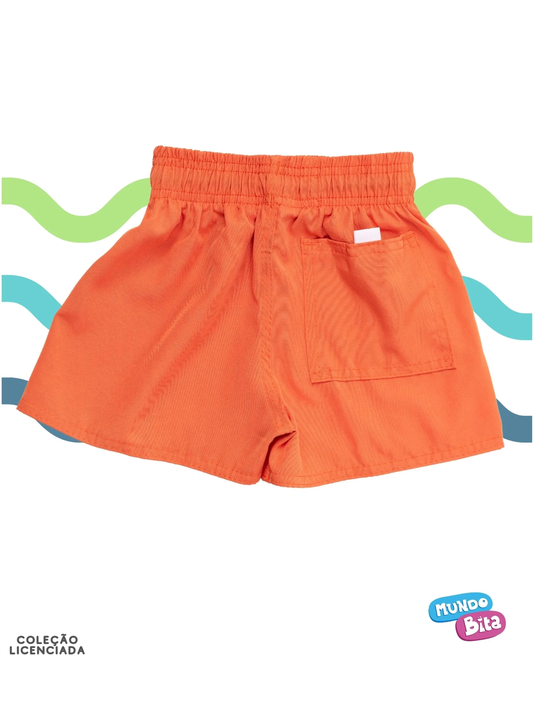 Short Infantil Masculino Tactel Com Cordão