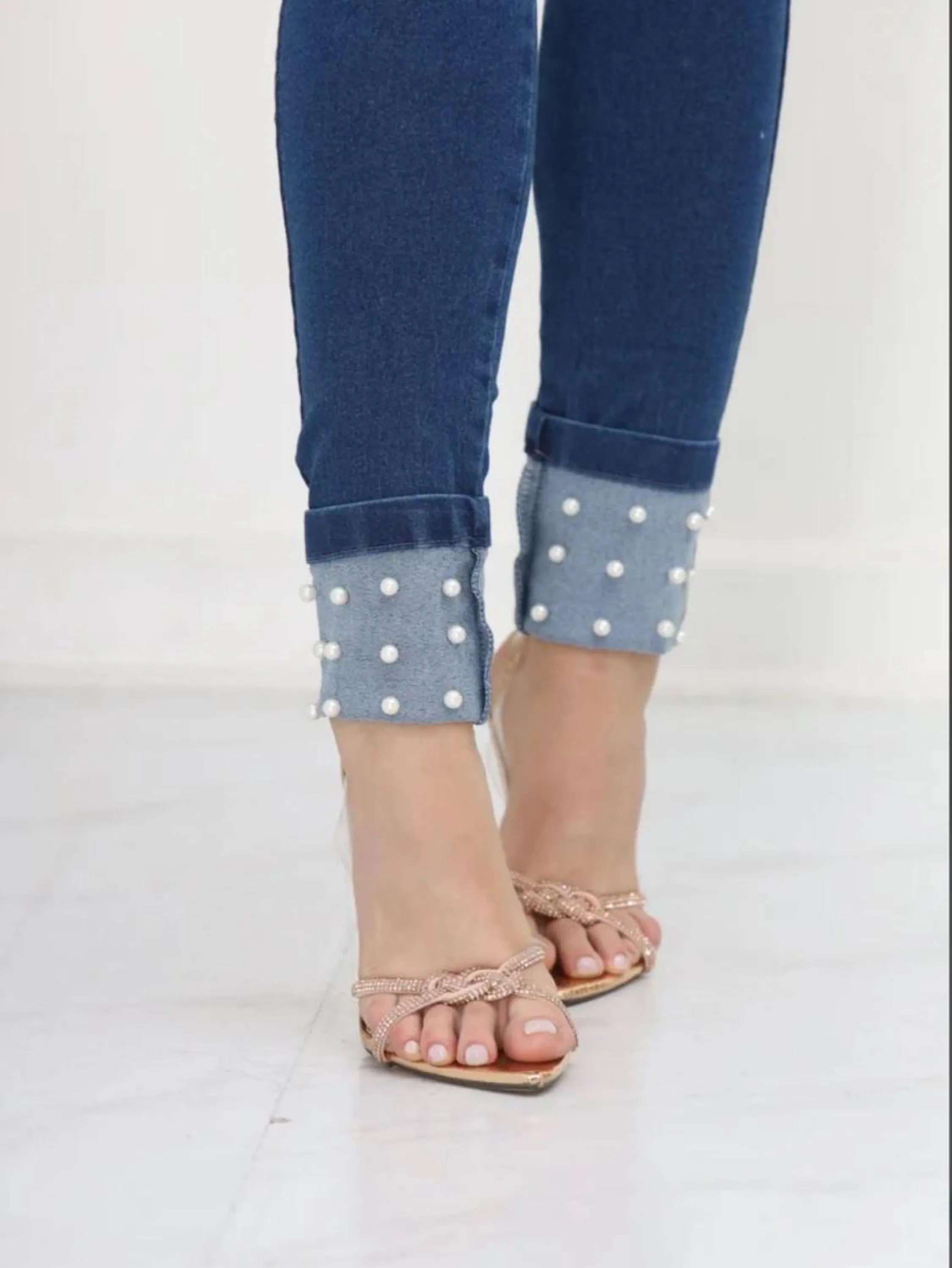 Calça com Lycra - Pérola na Barra