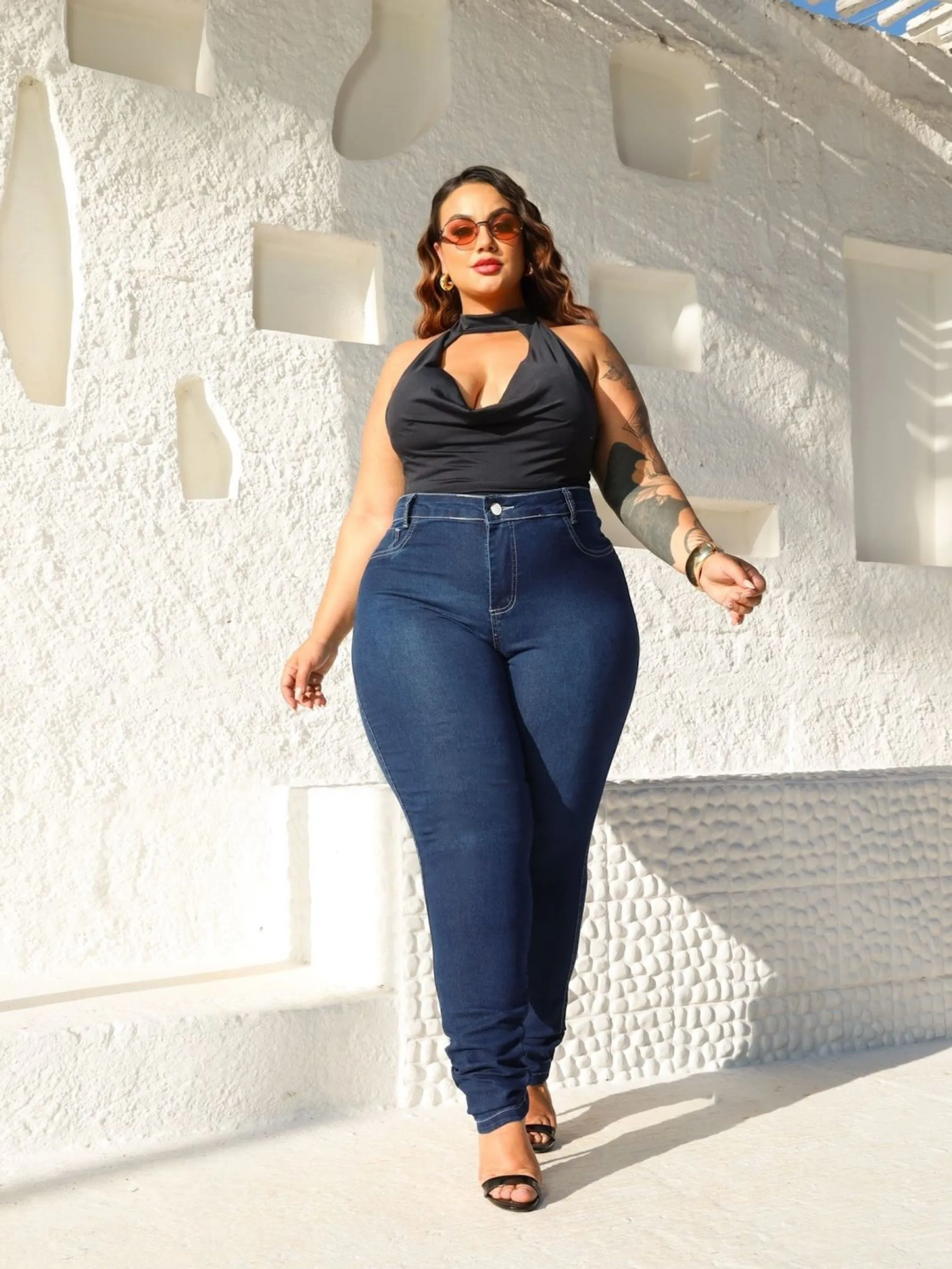 Calça Plus Size com Lycra