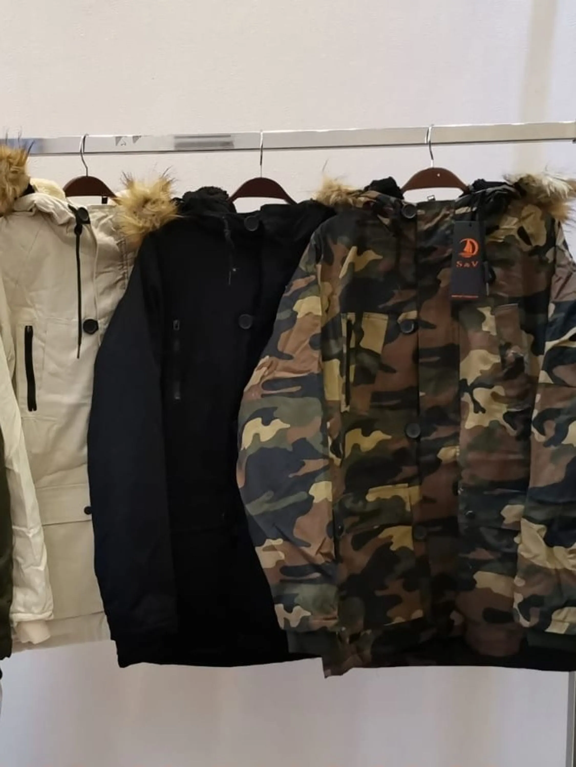 Jaqueta parka masculina