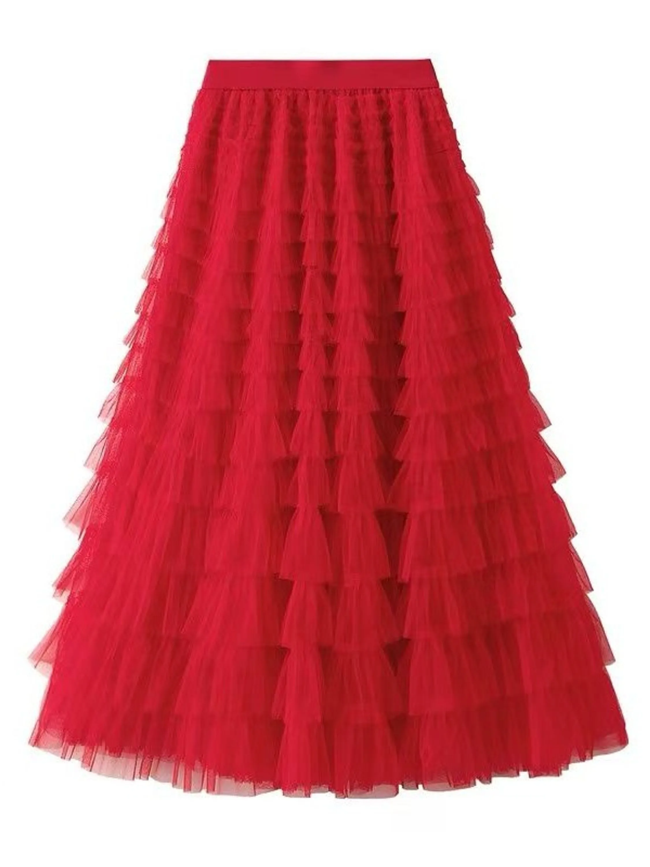 Saia tule feminino
