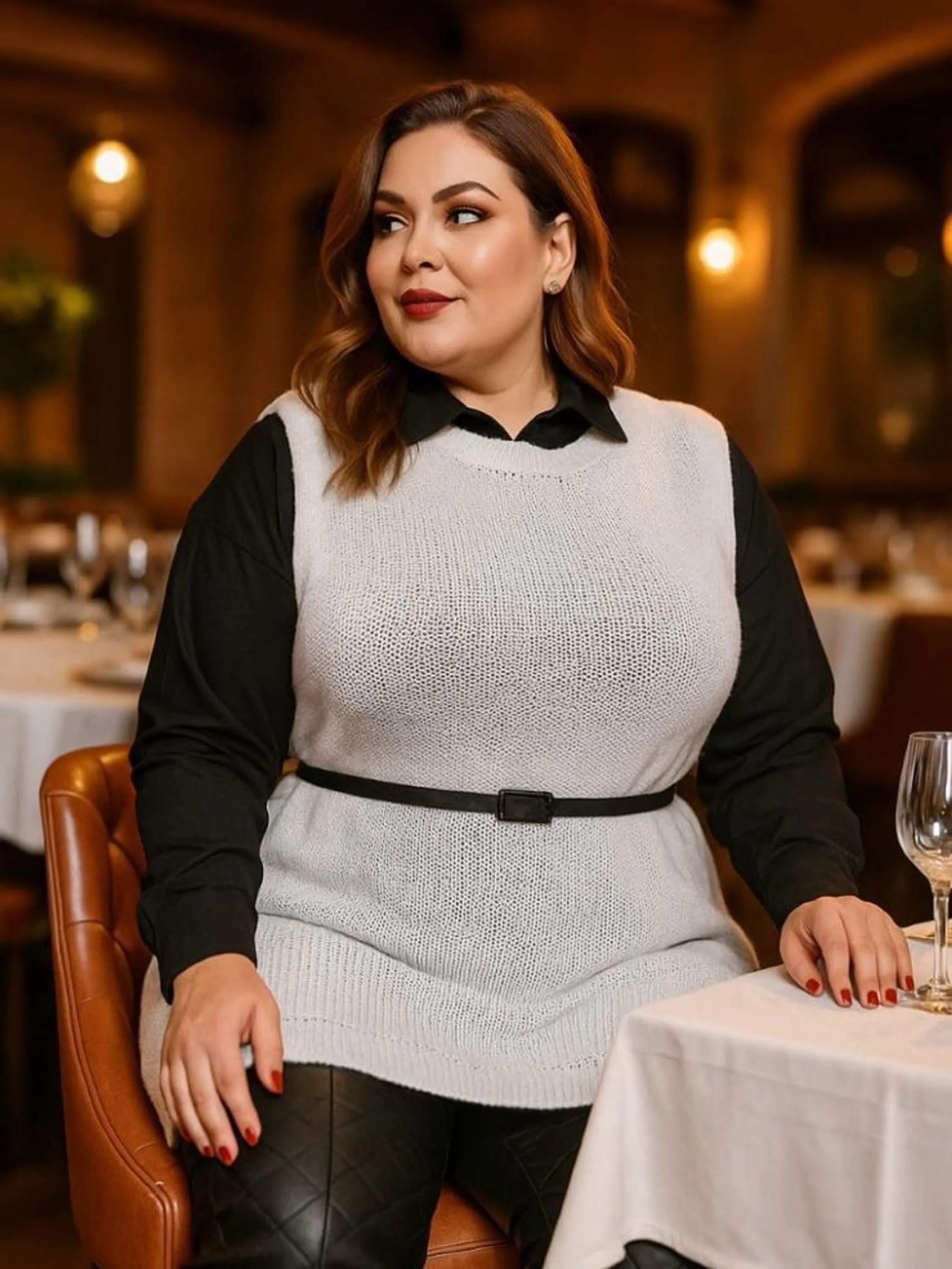Colete plus size