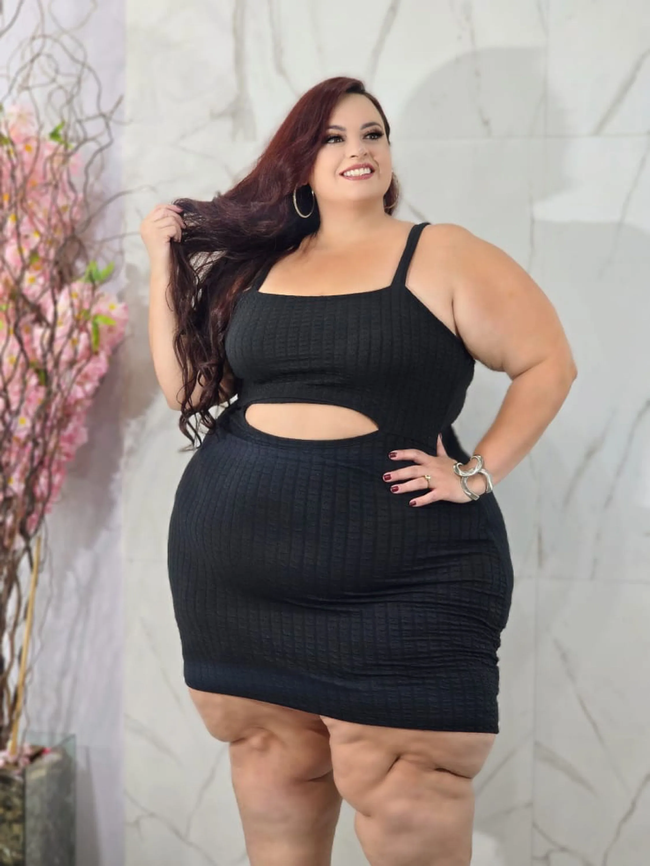 Vestido estilo balada plus size