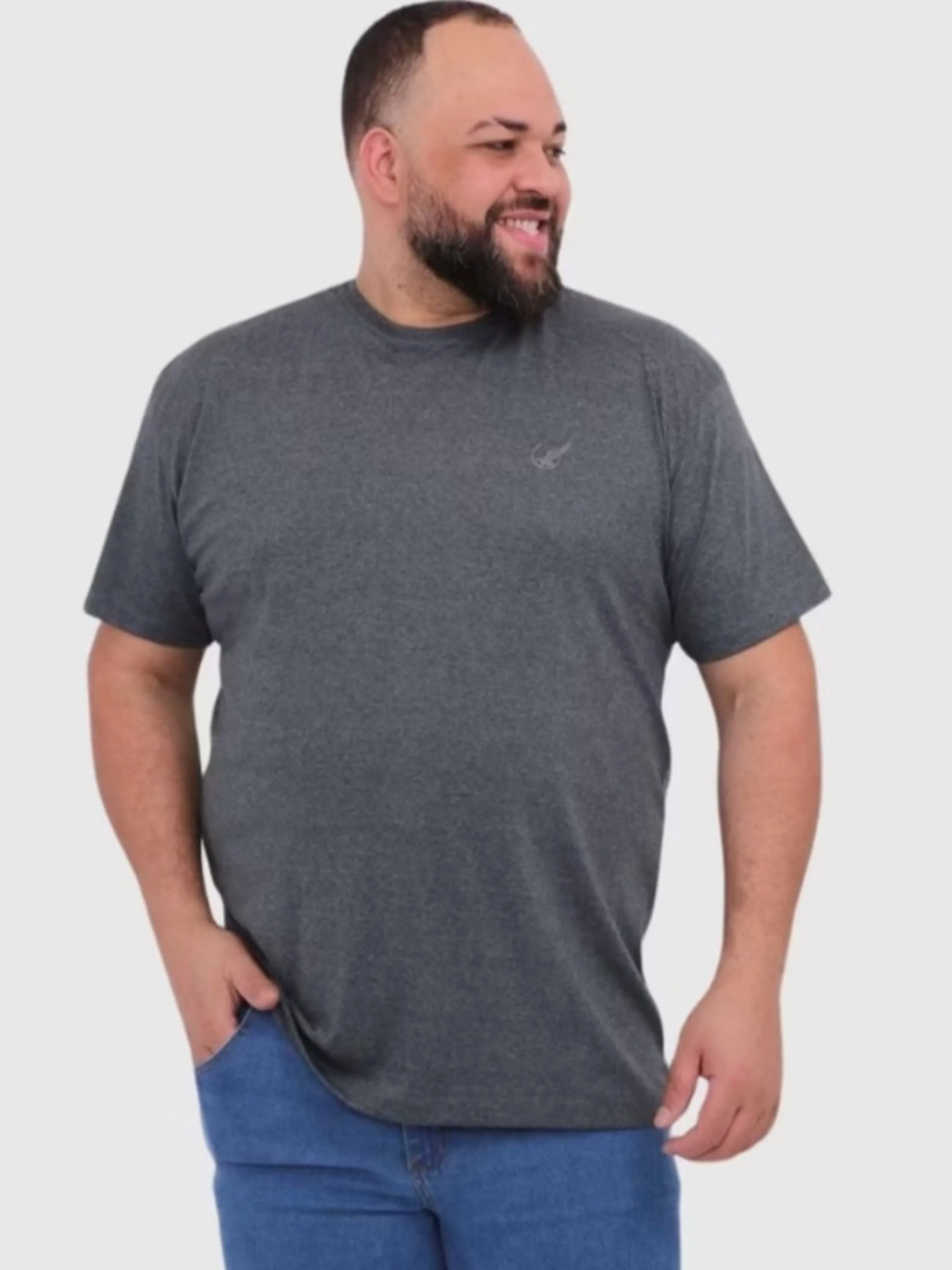 Plus size algodão bordada