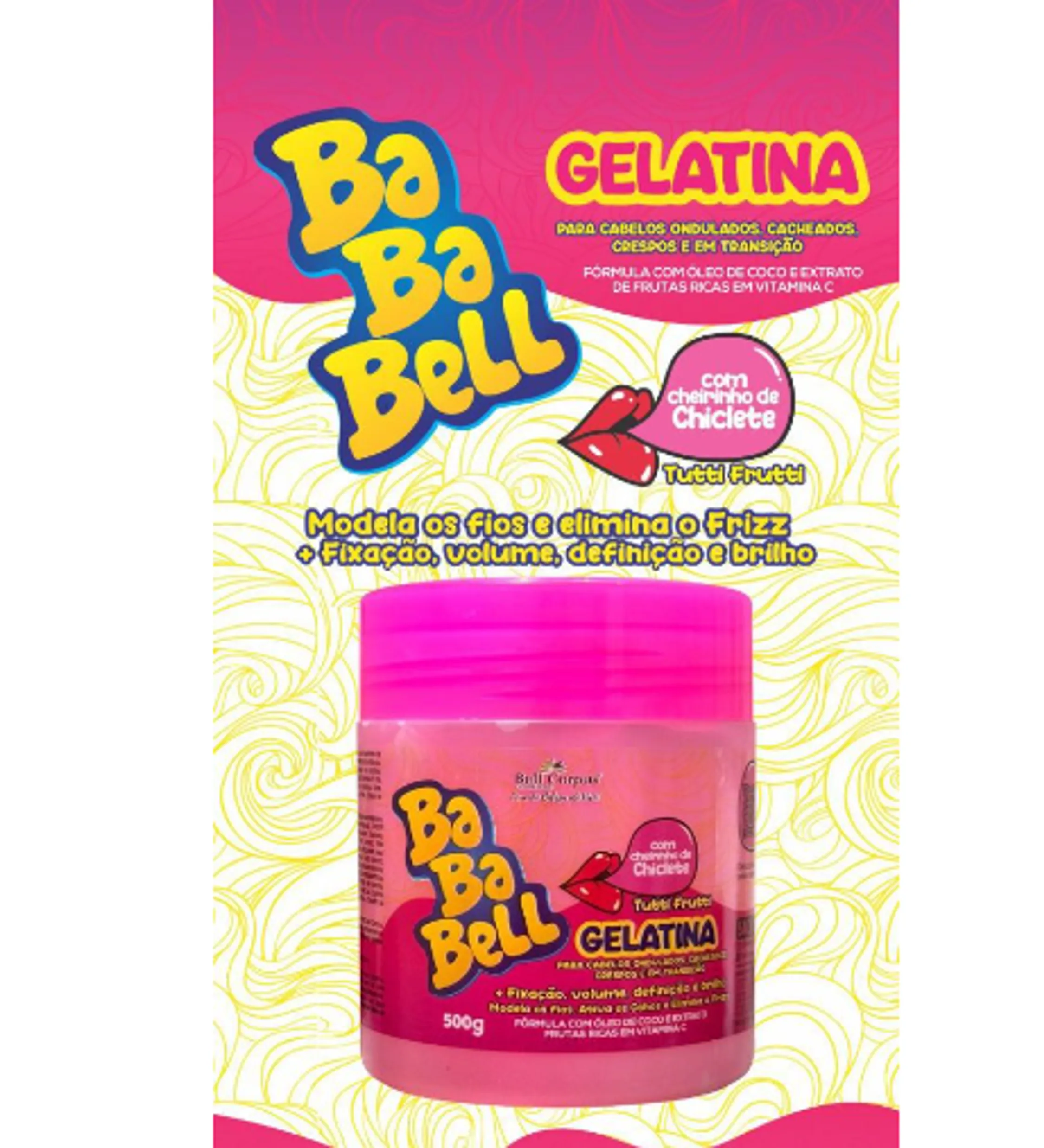 Gelatina Capilar Bababell - Bell Corpus (box c'12)