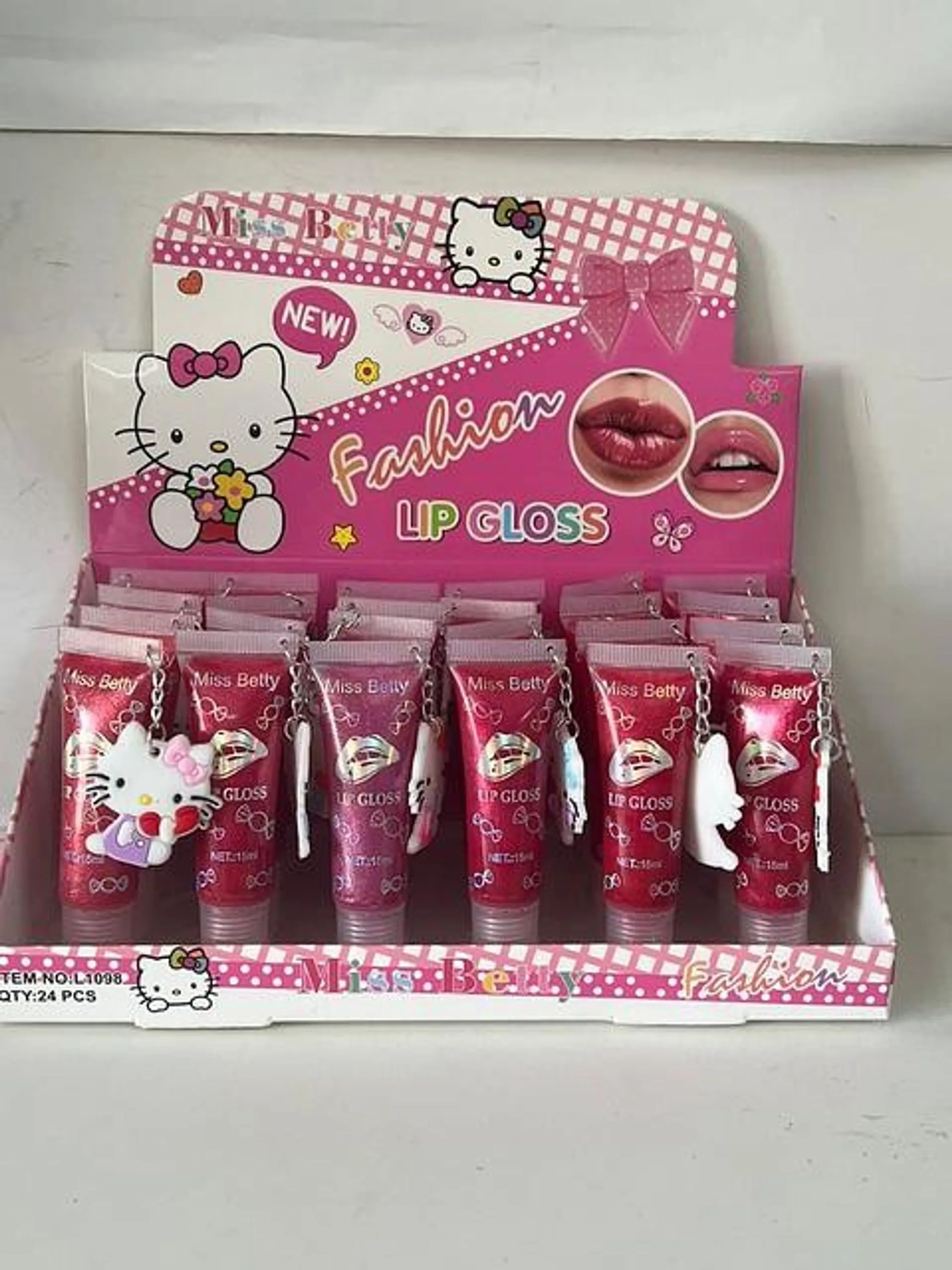 Lip Gloss Cintilante Hello Kit Missbetty (box c'24)