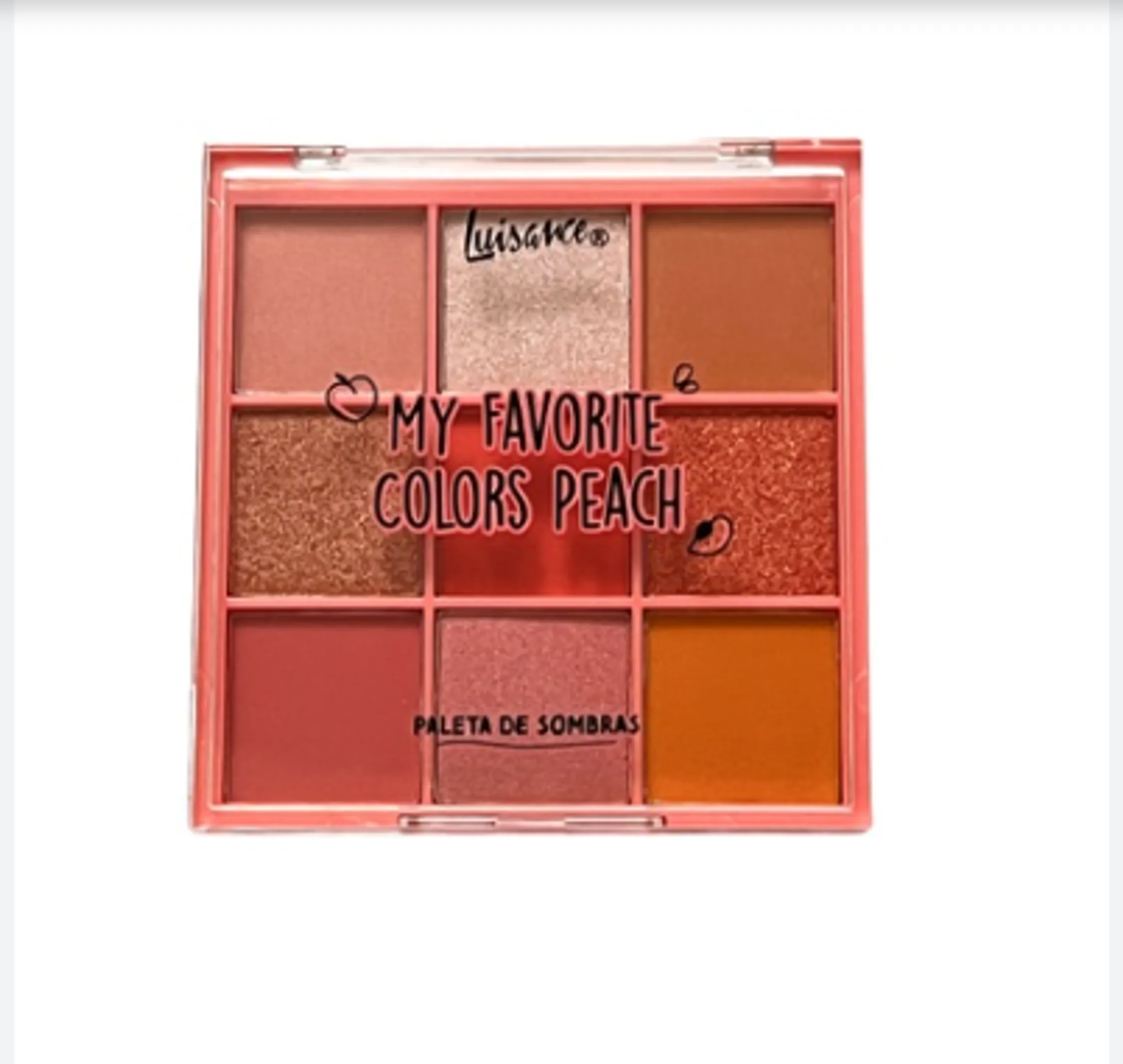 Paleta de Sombras My Favorite Colors Peach - Luisance