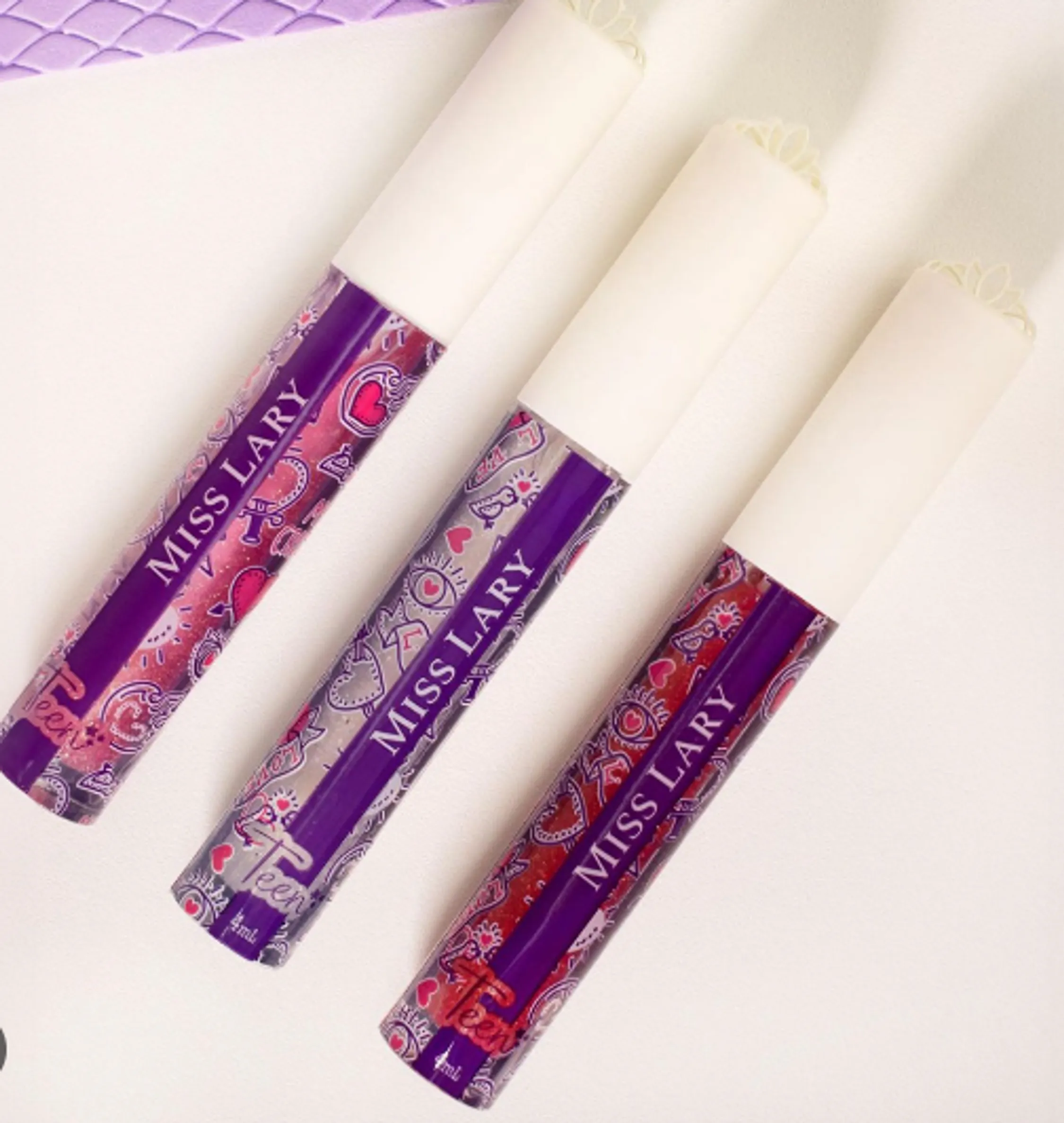 Gloss Labial Teen - Miss Lary (kit c'3)