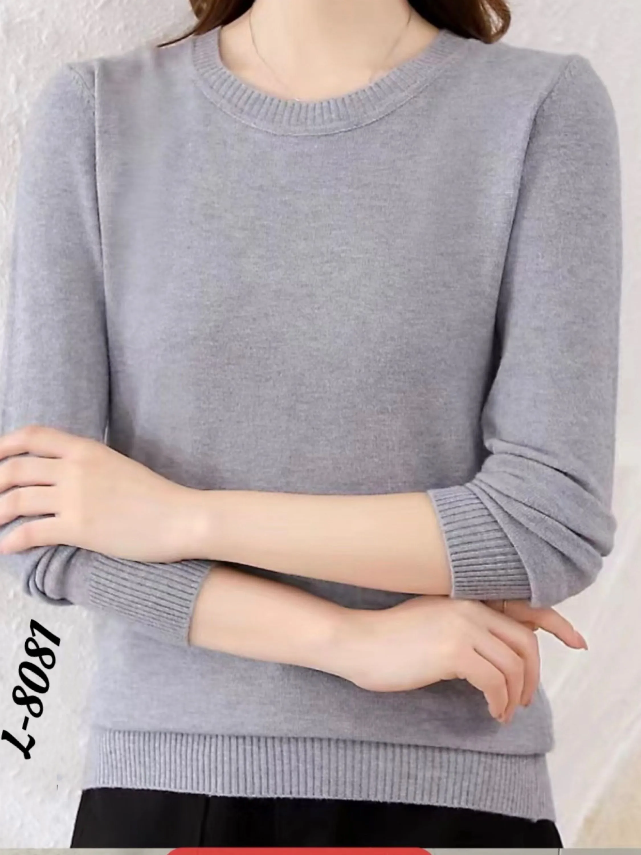 blusa modal básica gola redonda kit-6 # L8081