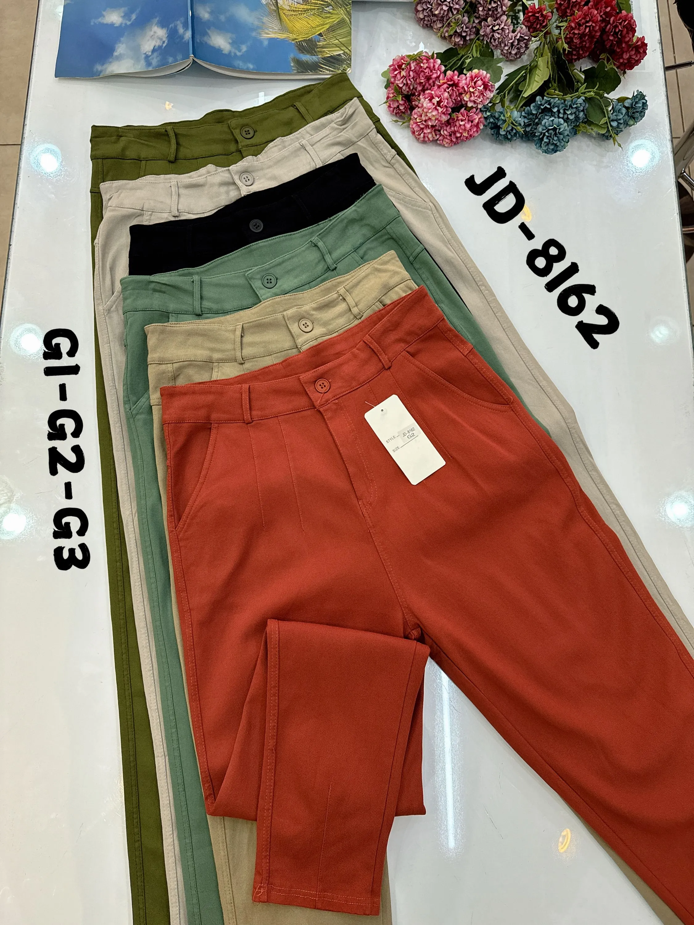 Calça sarja Flanelada com elastano #JD-8162