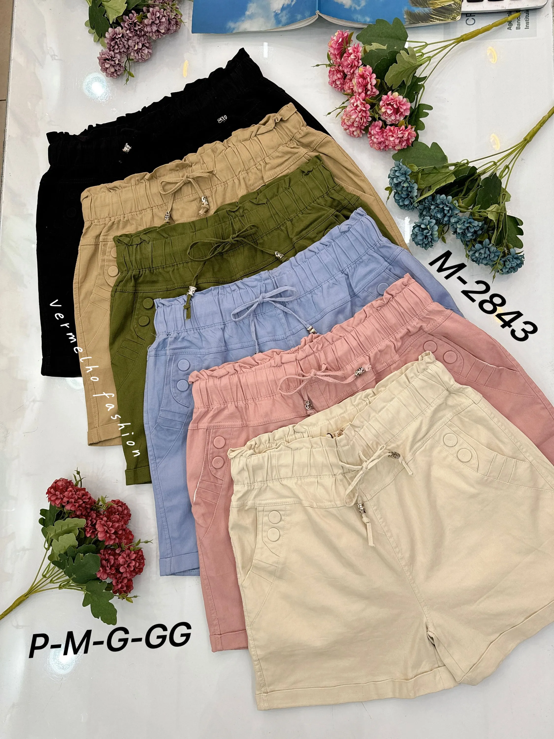 Short sarja elastano_M2843