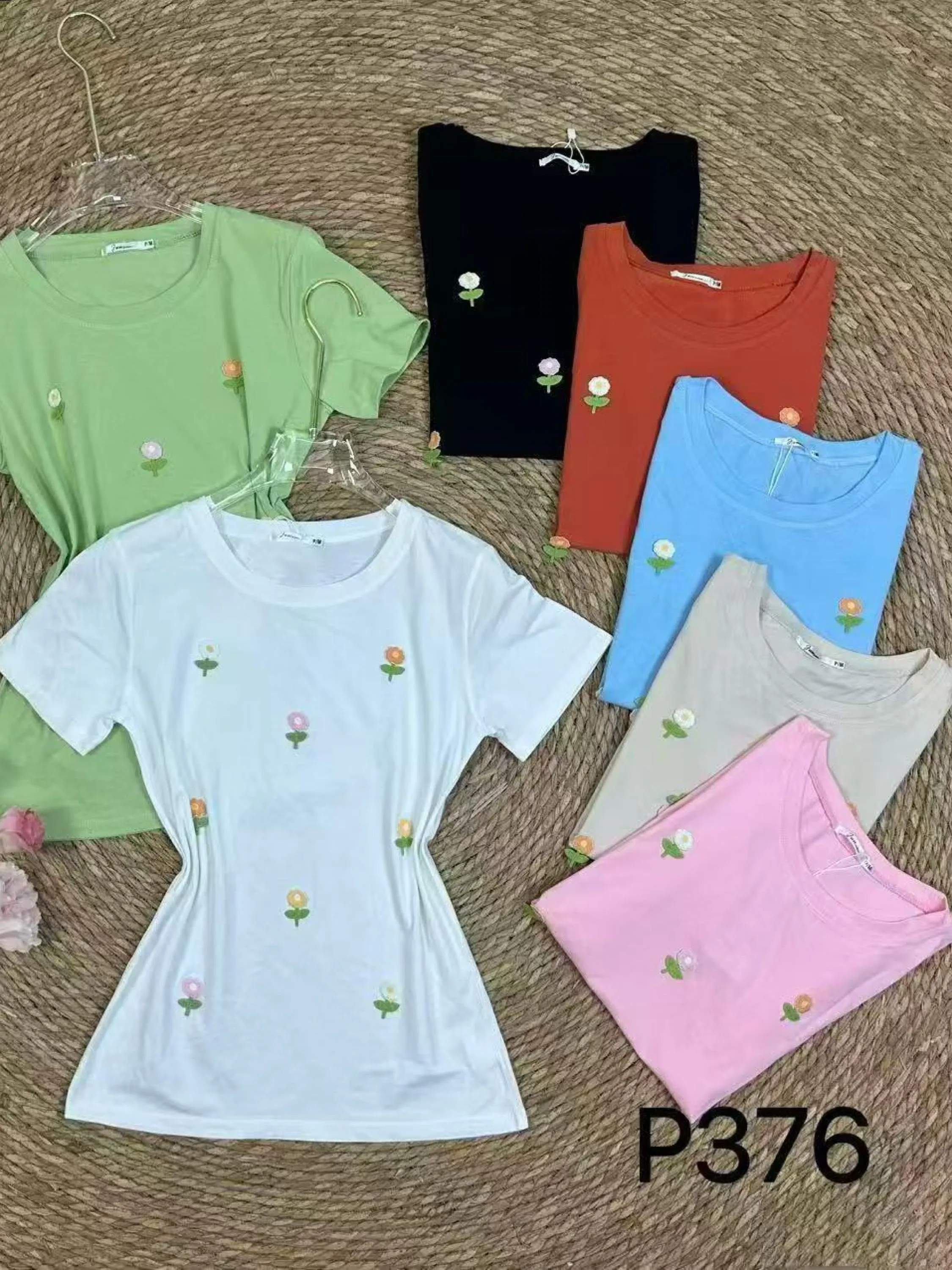 T-shirt algodão kit-8 # P376