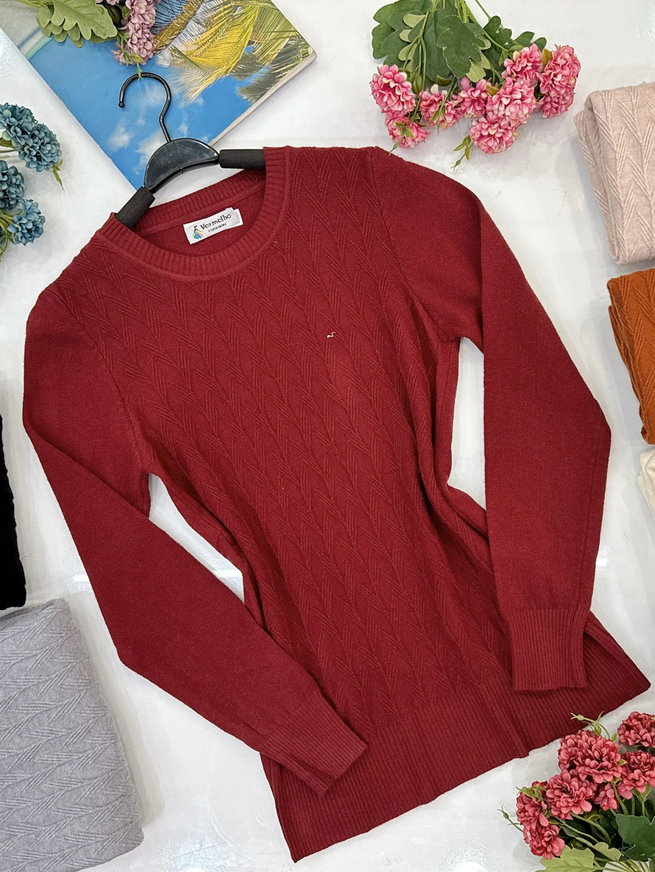 Blusa modal de lã kit-12 #29066