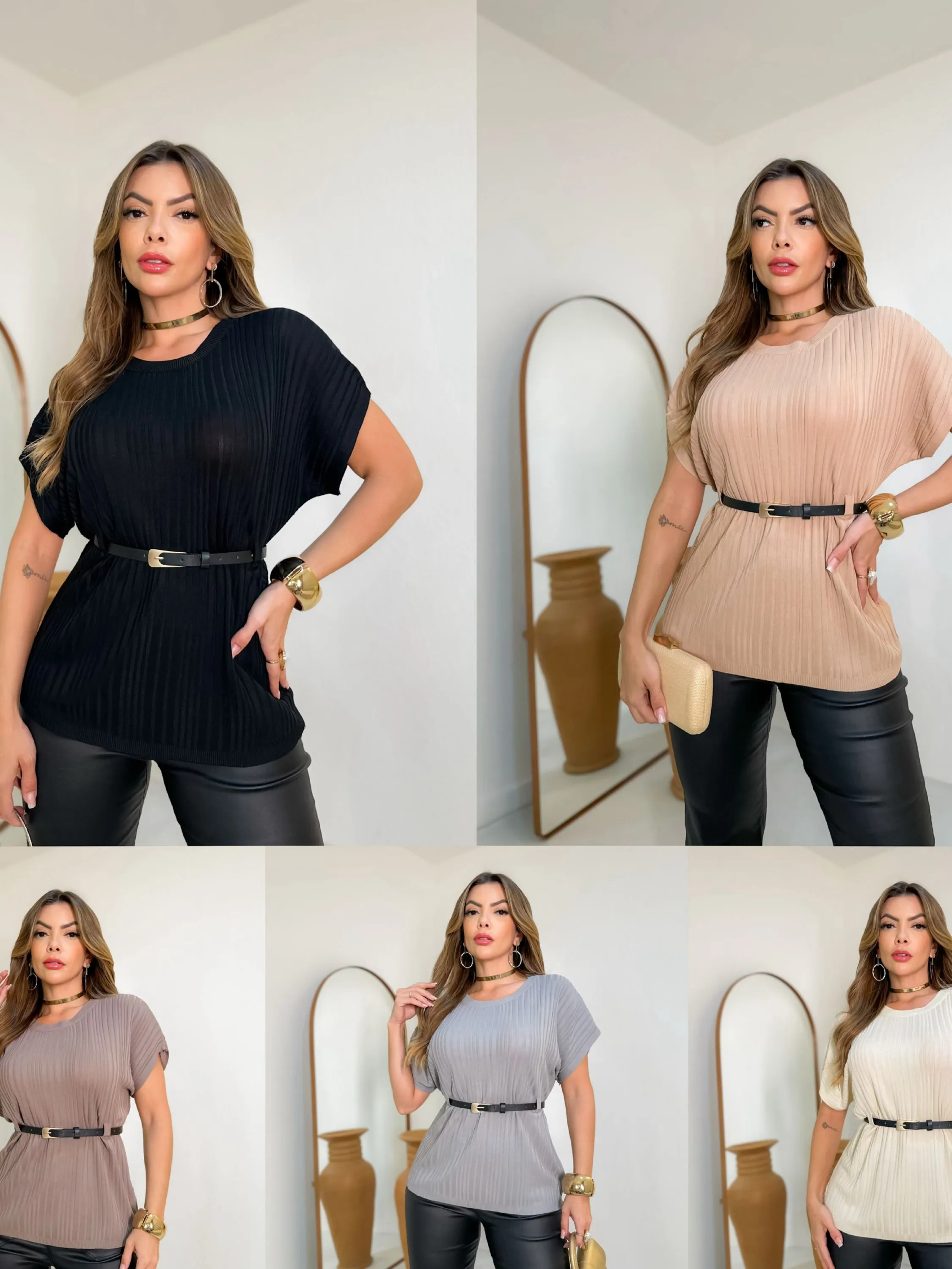 Blusa modal gelado kit-8 # k-2364