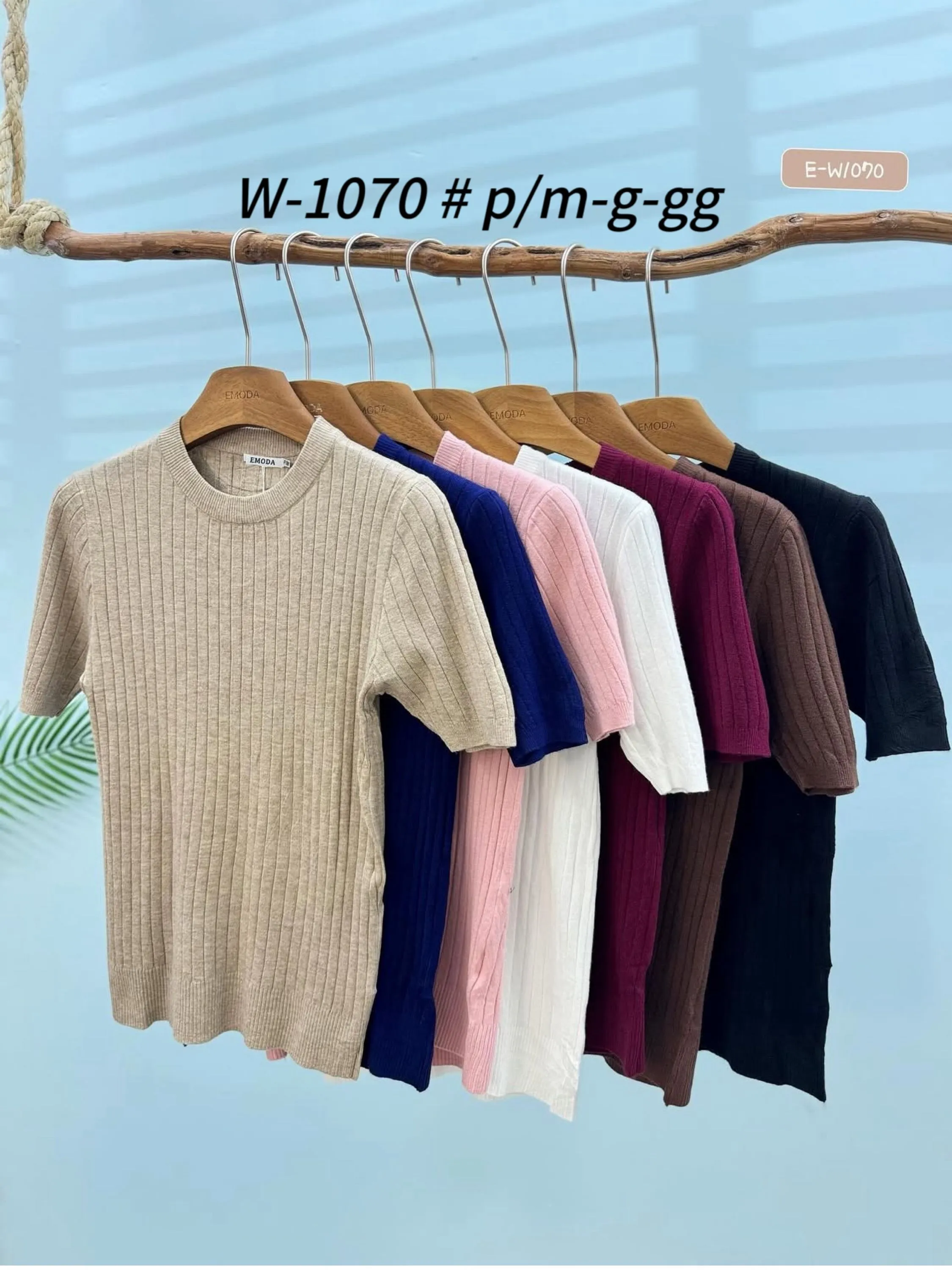 Blusa modal manga curta kit-8 # W1070