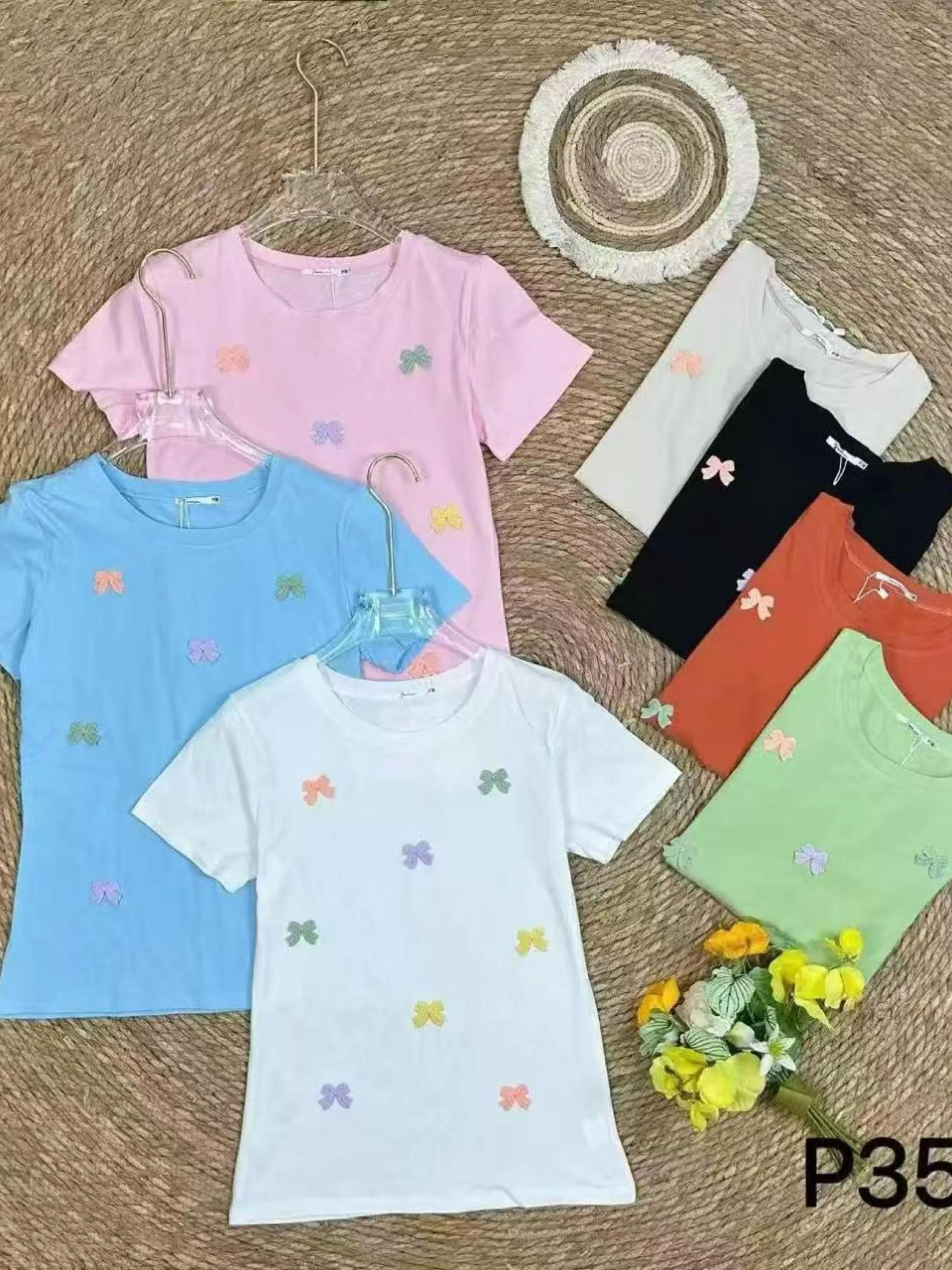 T-shirt algodão kit-8 # P351