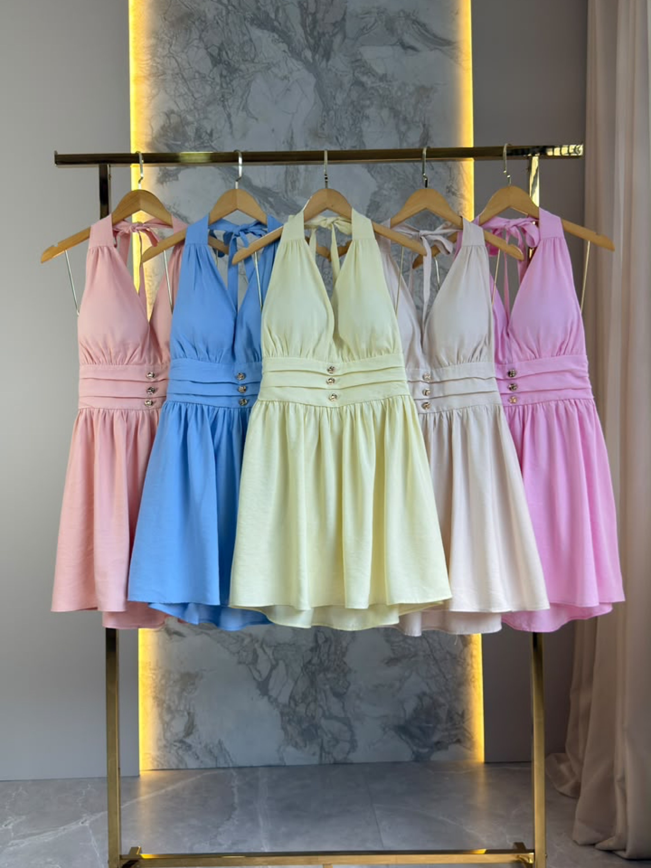 Fancy modas vestido frente única