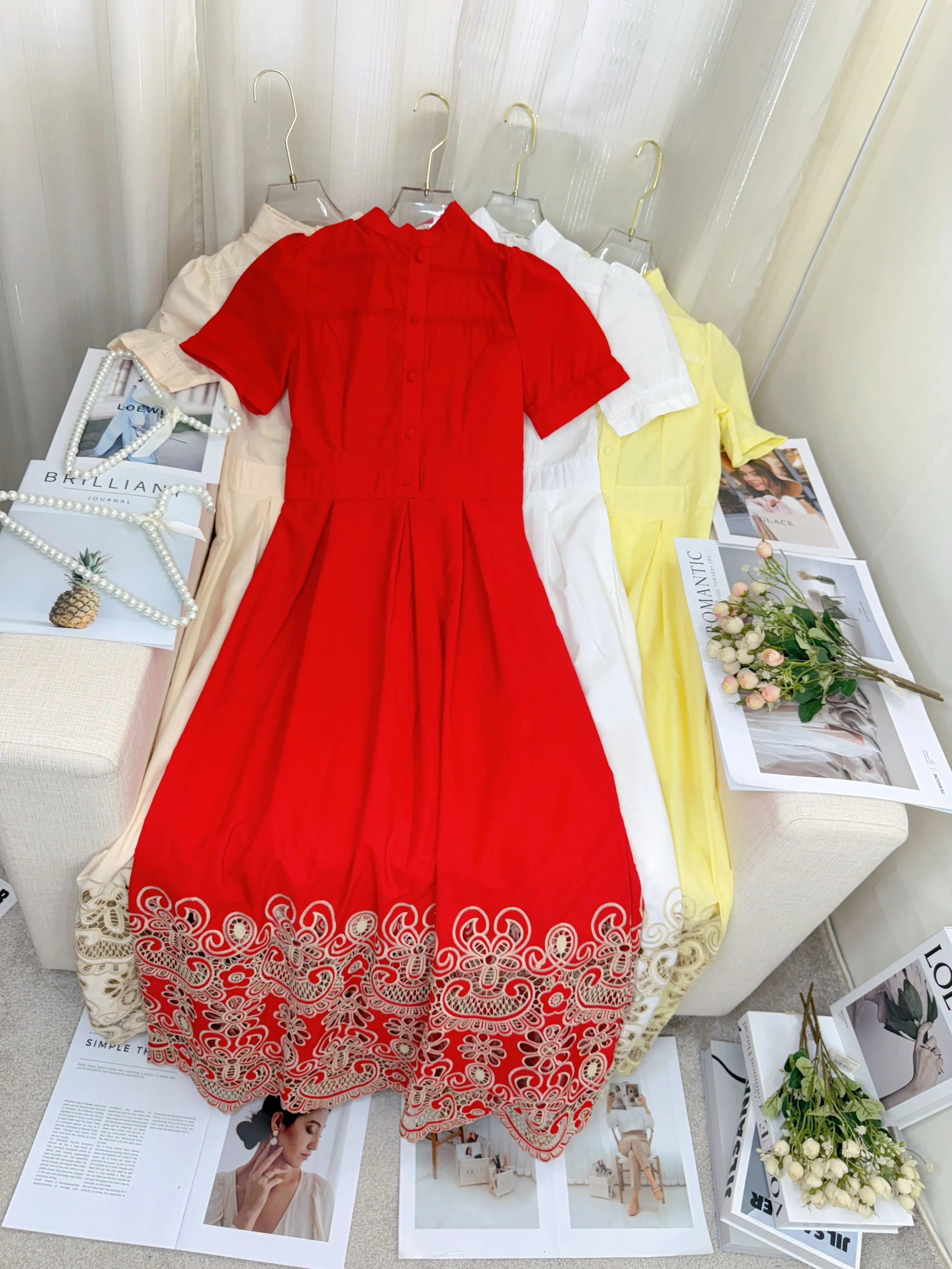 Fancy modas vestido longo crepe