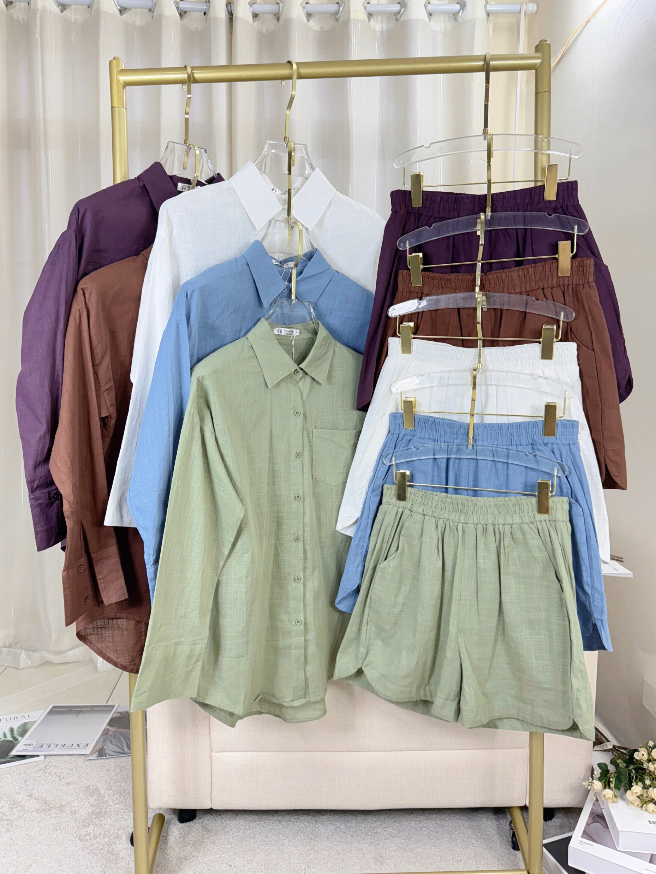 Fancy modas conjunto linho