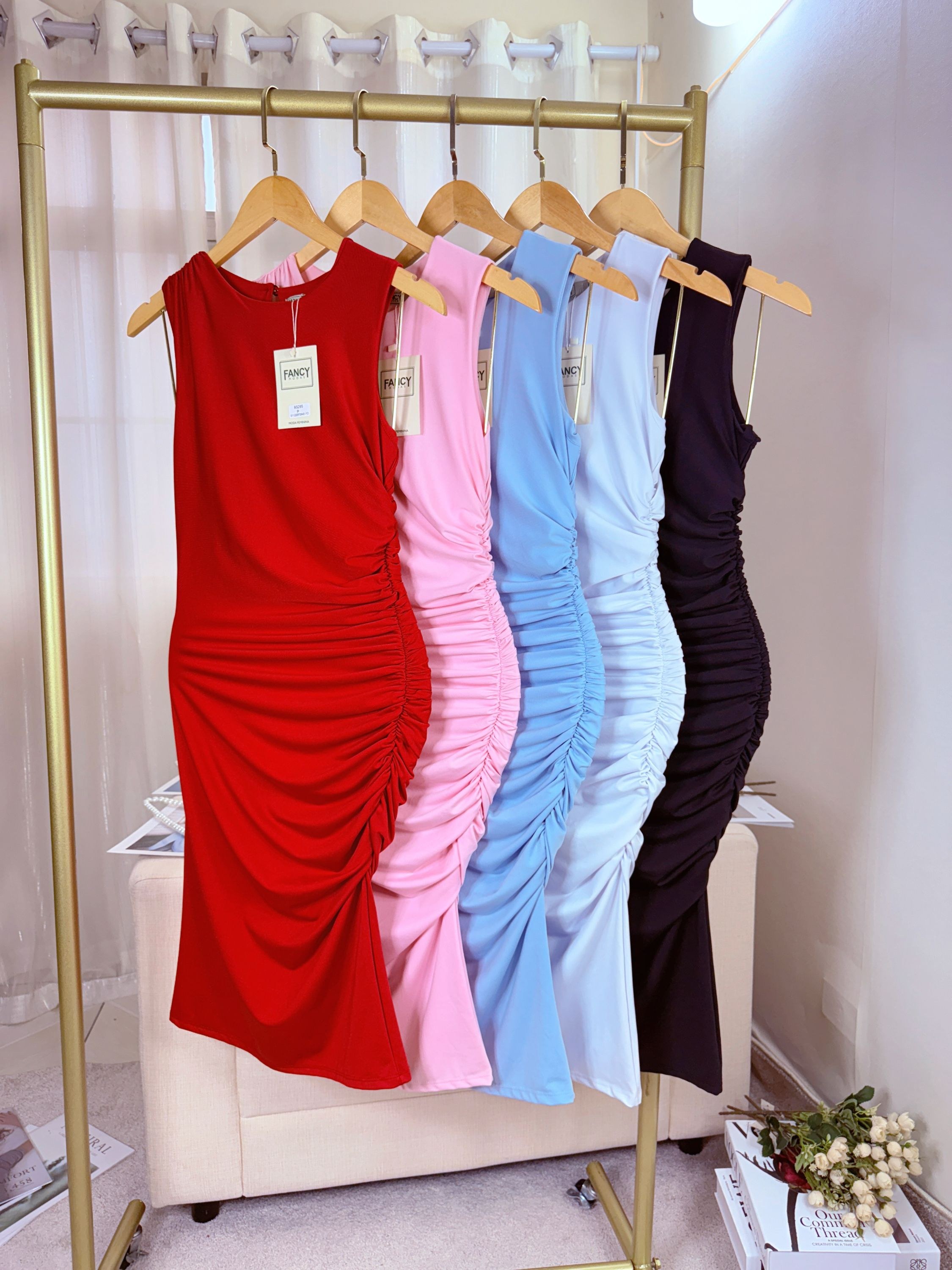 Fancy Modas vestido mid zara