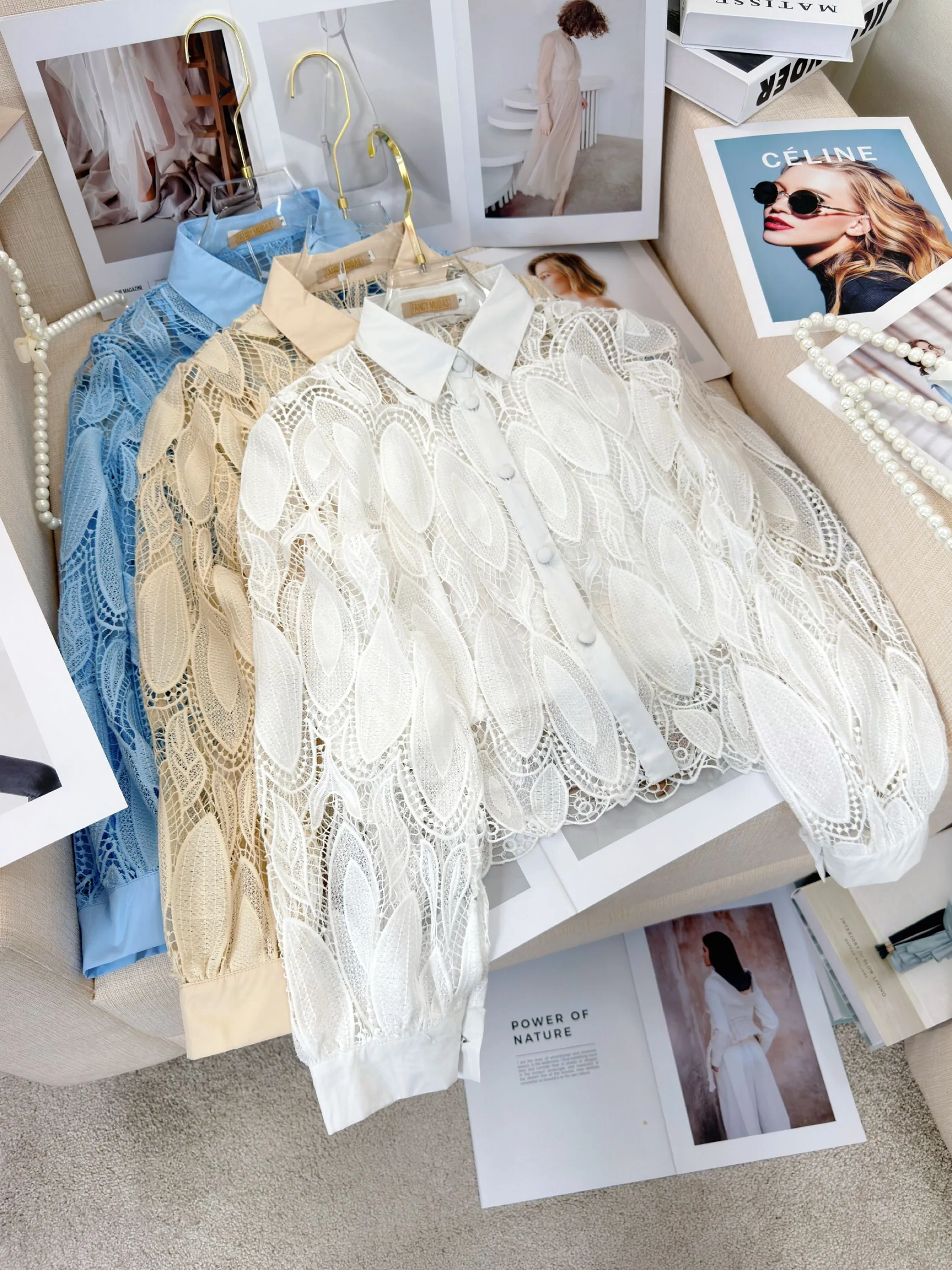 Fancy modas camisa renda