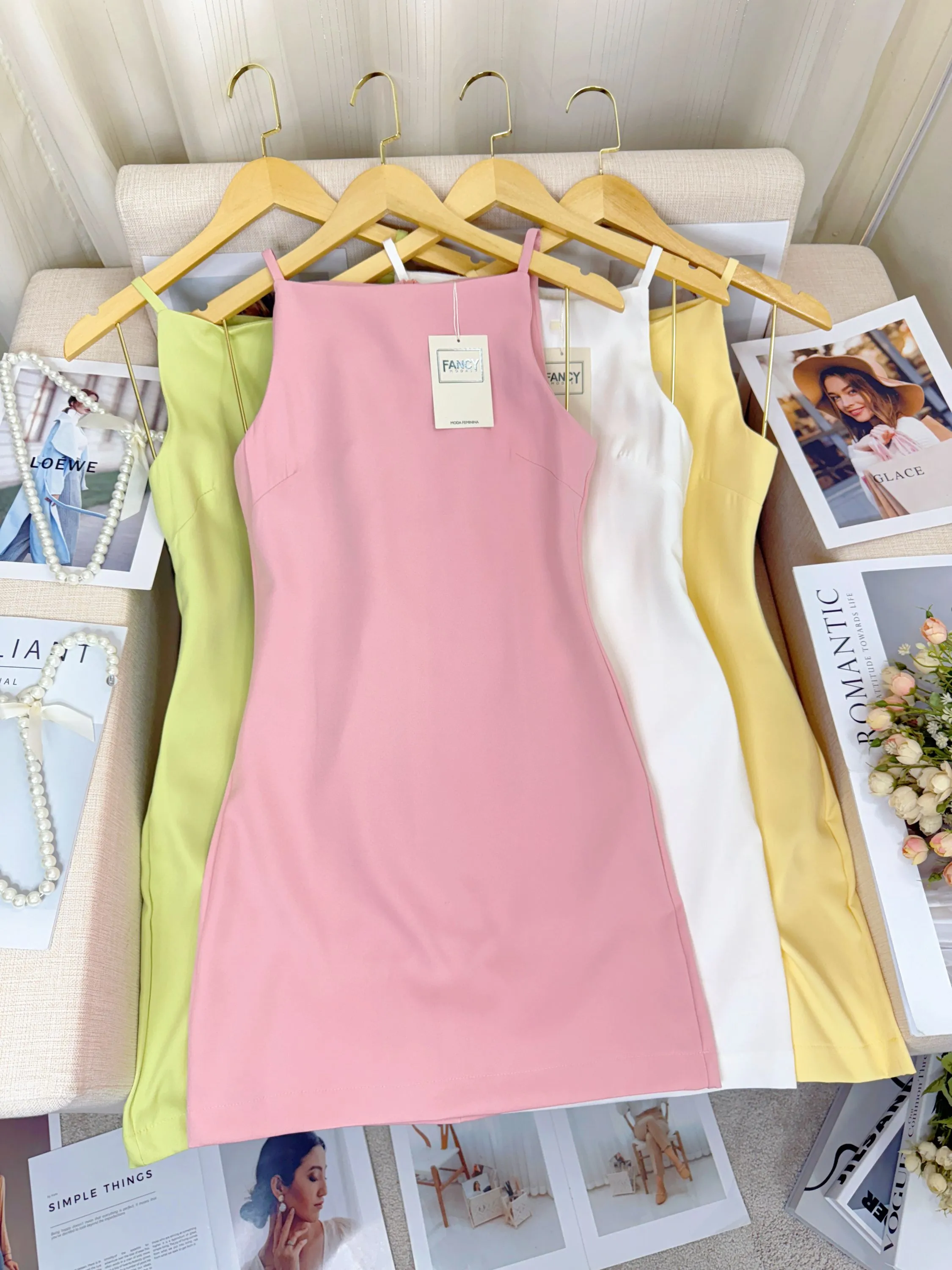 Fancy modas vestido liso