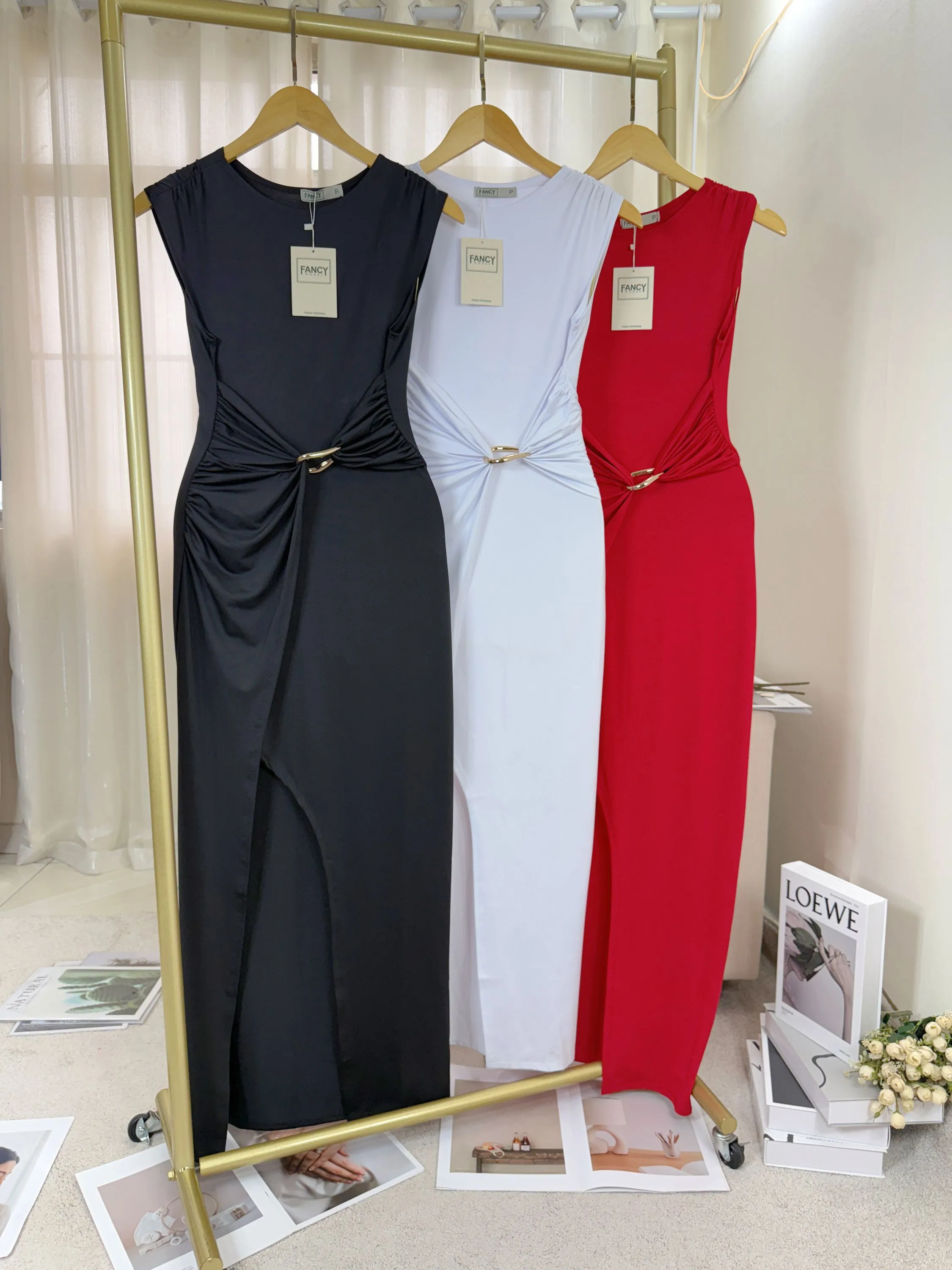 Fancy modas vestido longo