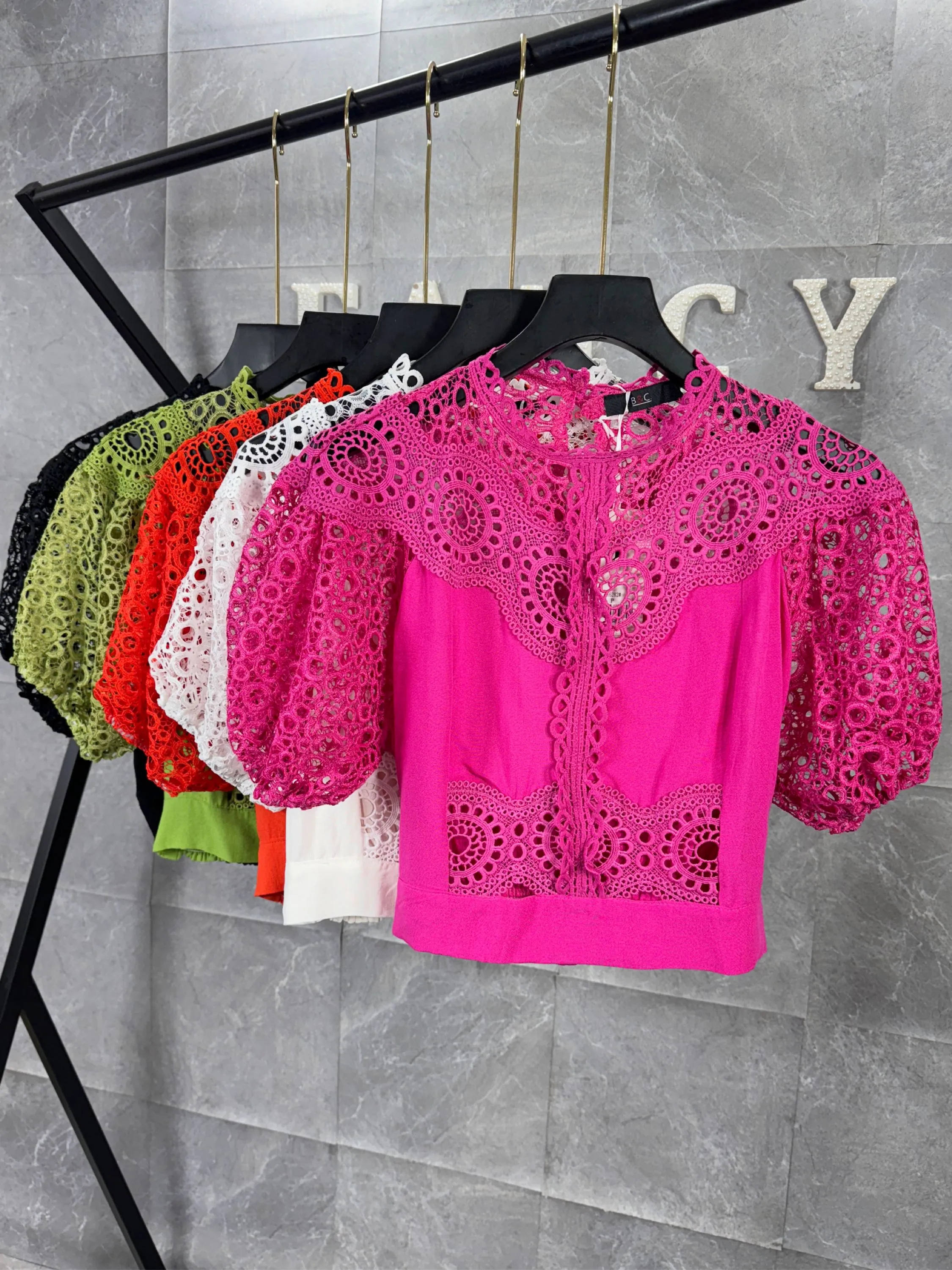 Fancy modas blusa renda