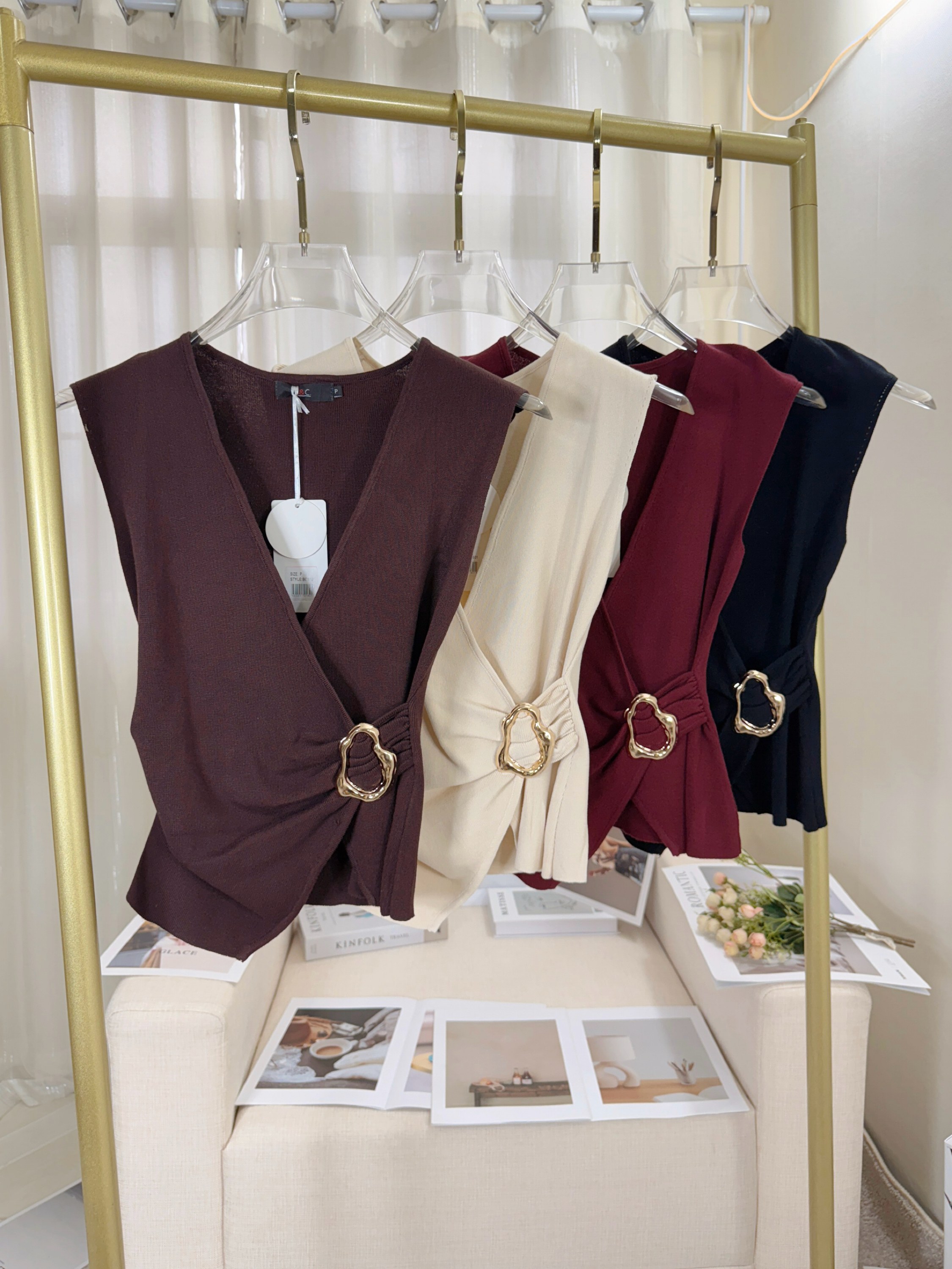 Fancy modas blusa modal argola