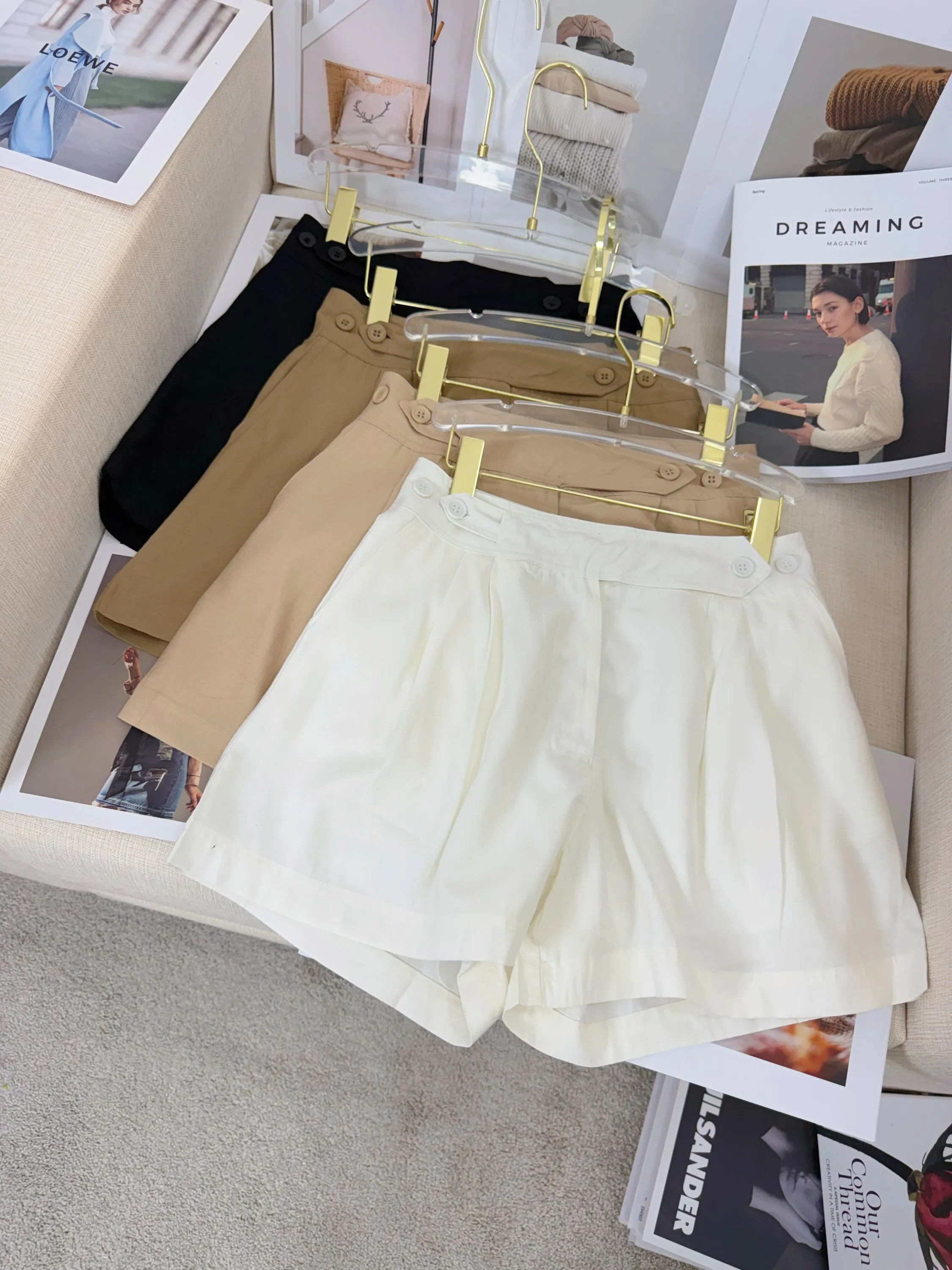 Fancy Modas short alfaiataria