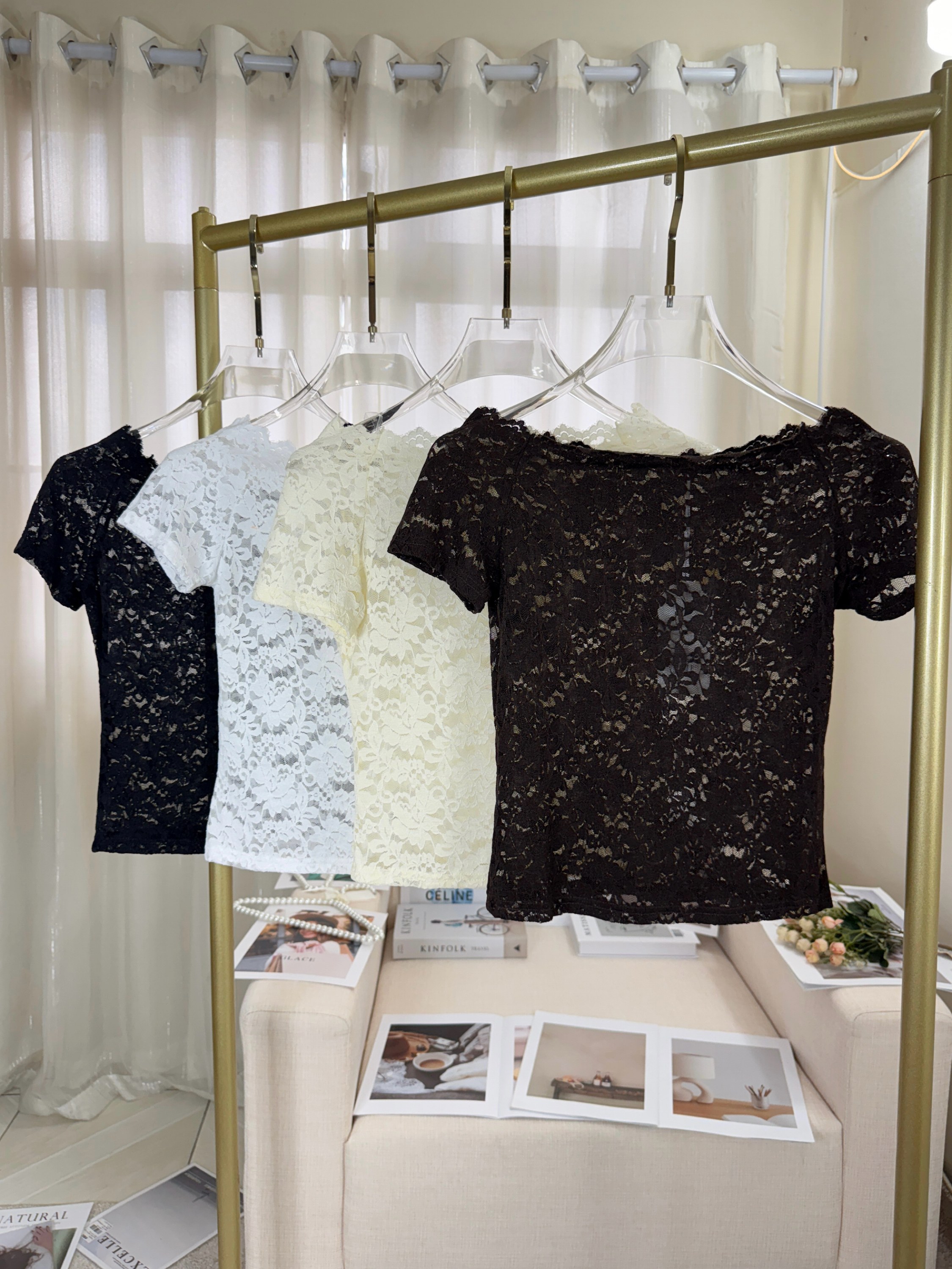 Fancy modas blusa rendinha