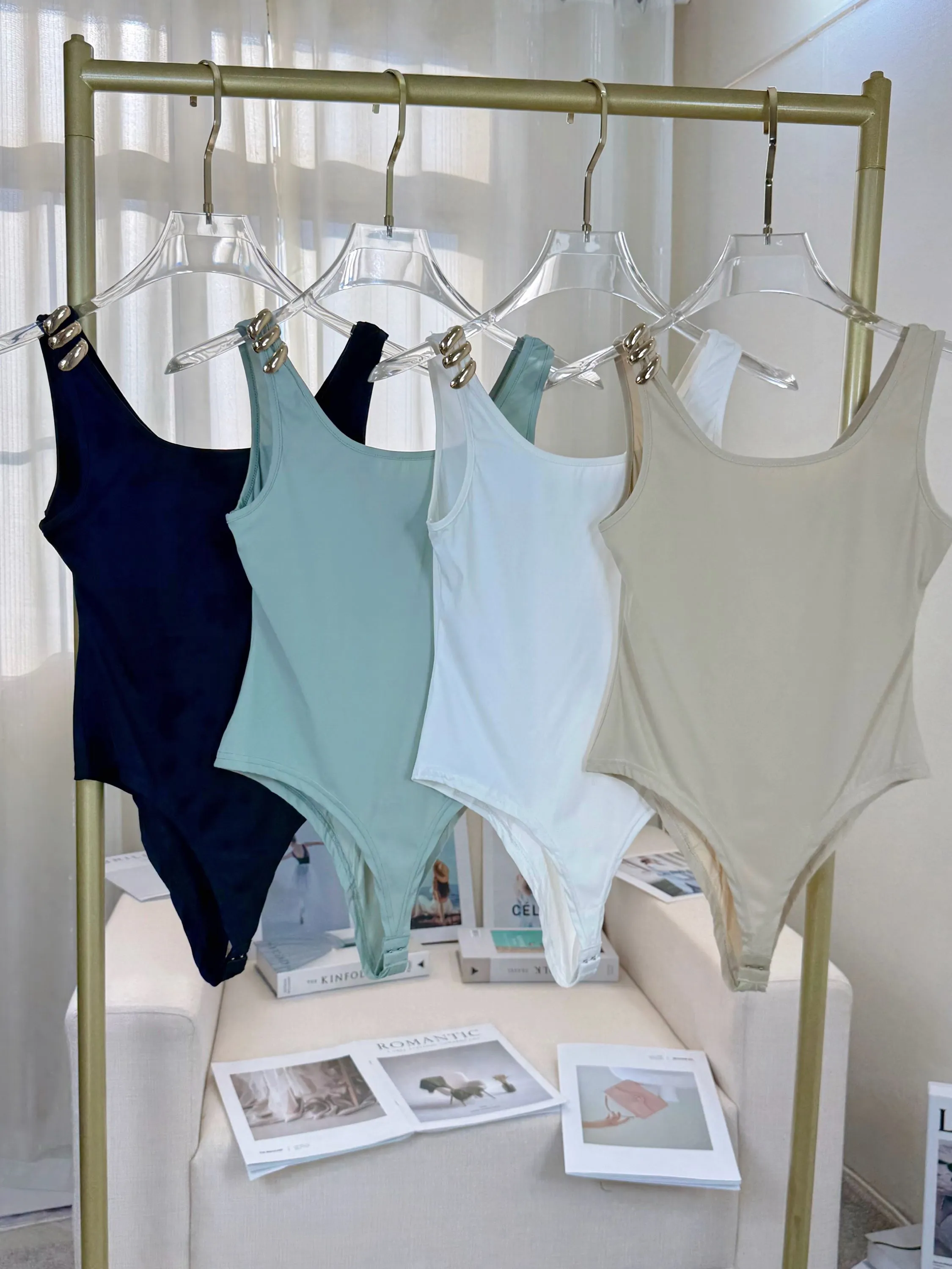 Fancy modas body poliamida anéis