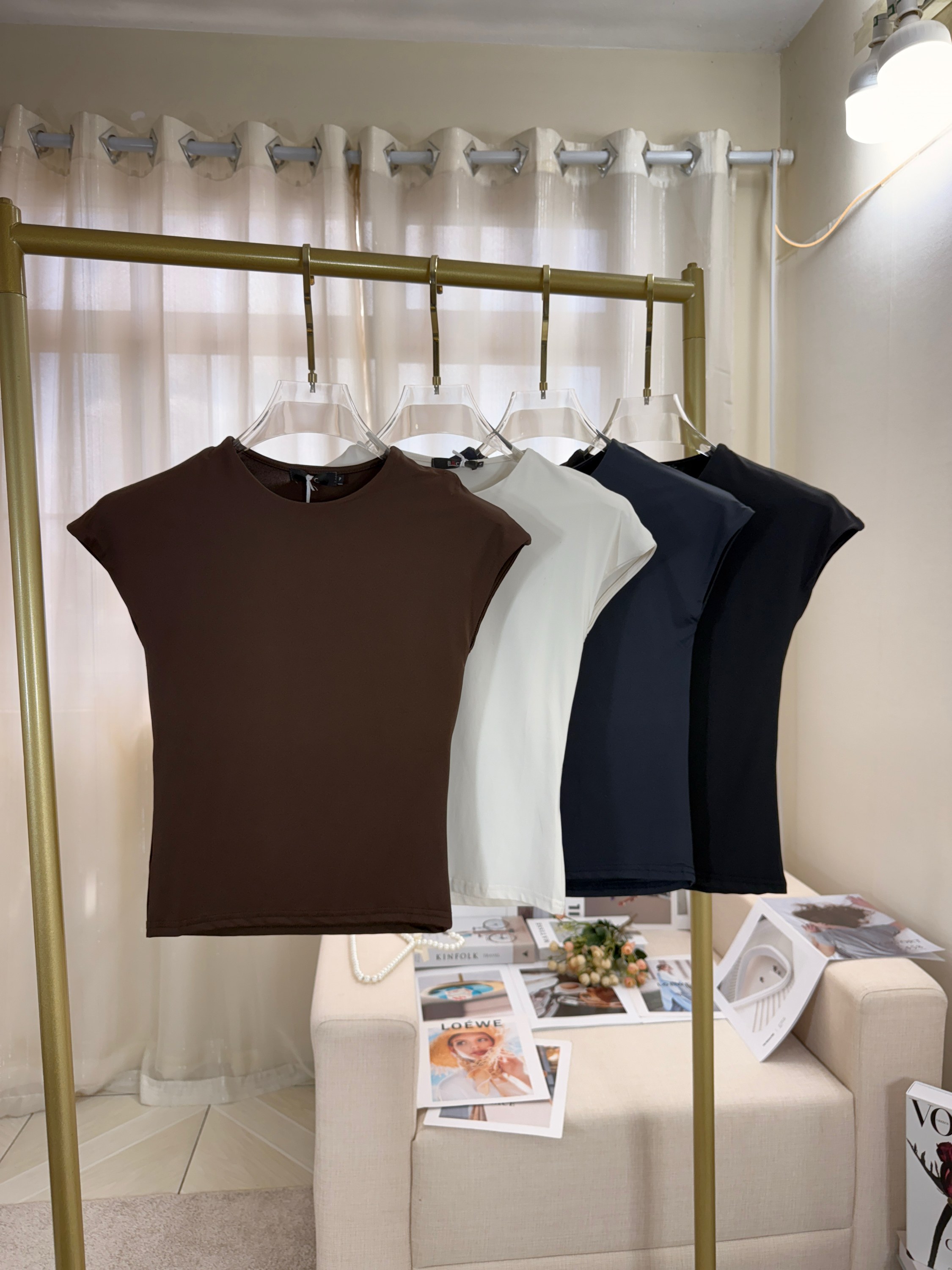 Fancy modas blusa poliéster