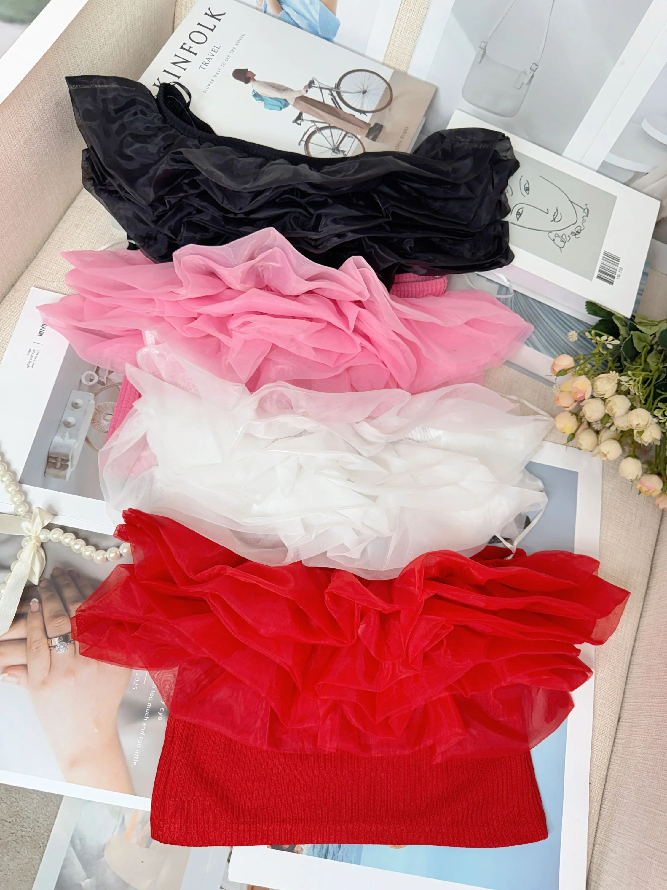 Fancy modas top tule