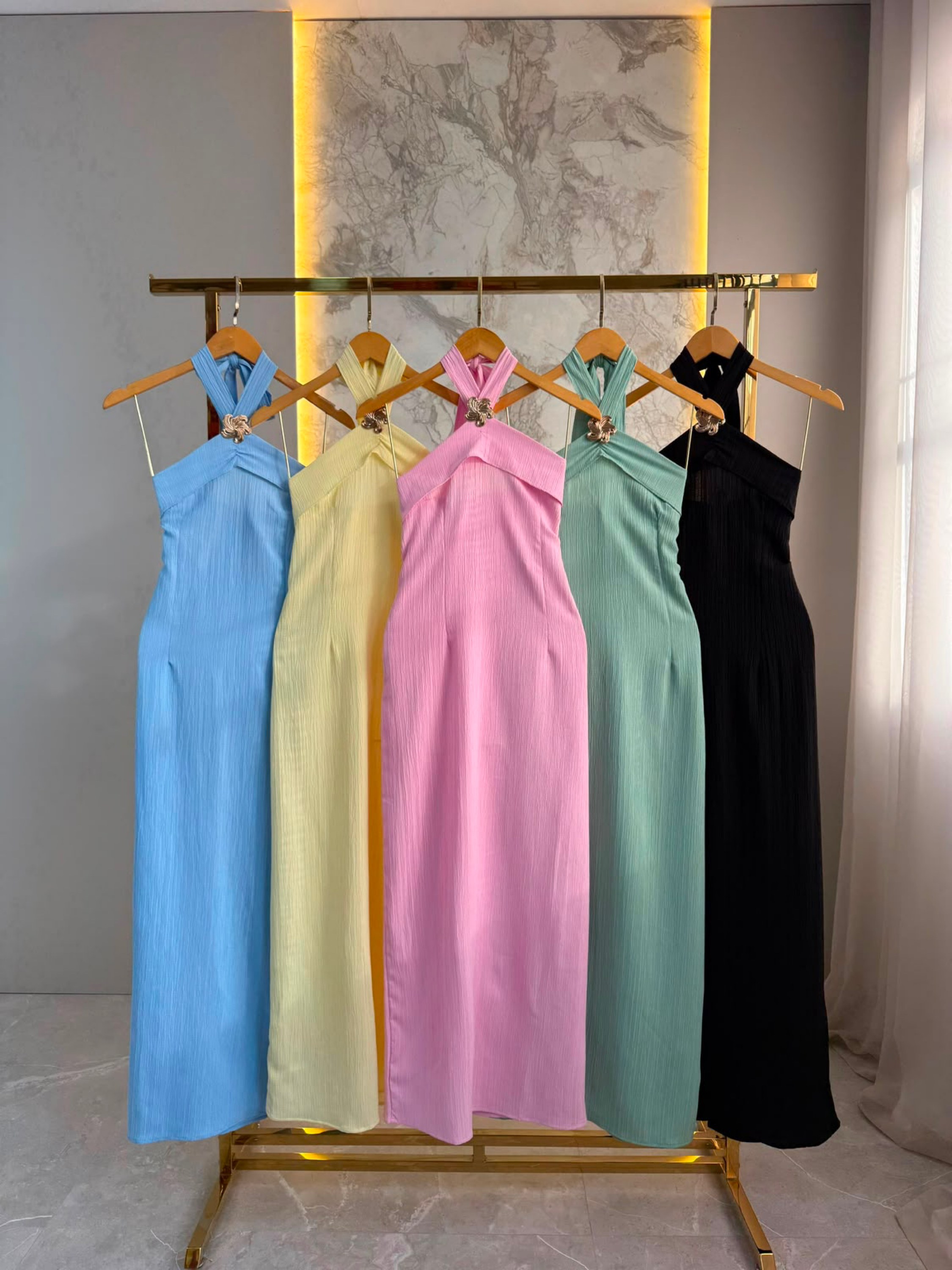 Fancy modas vestido longo