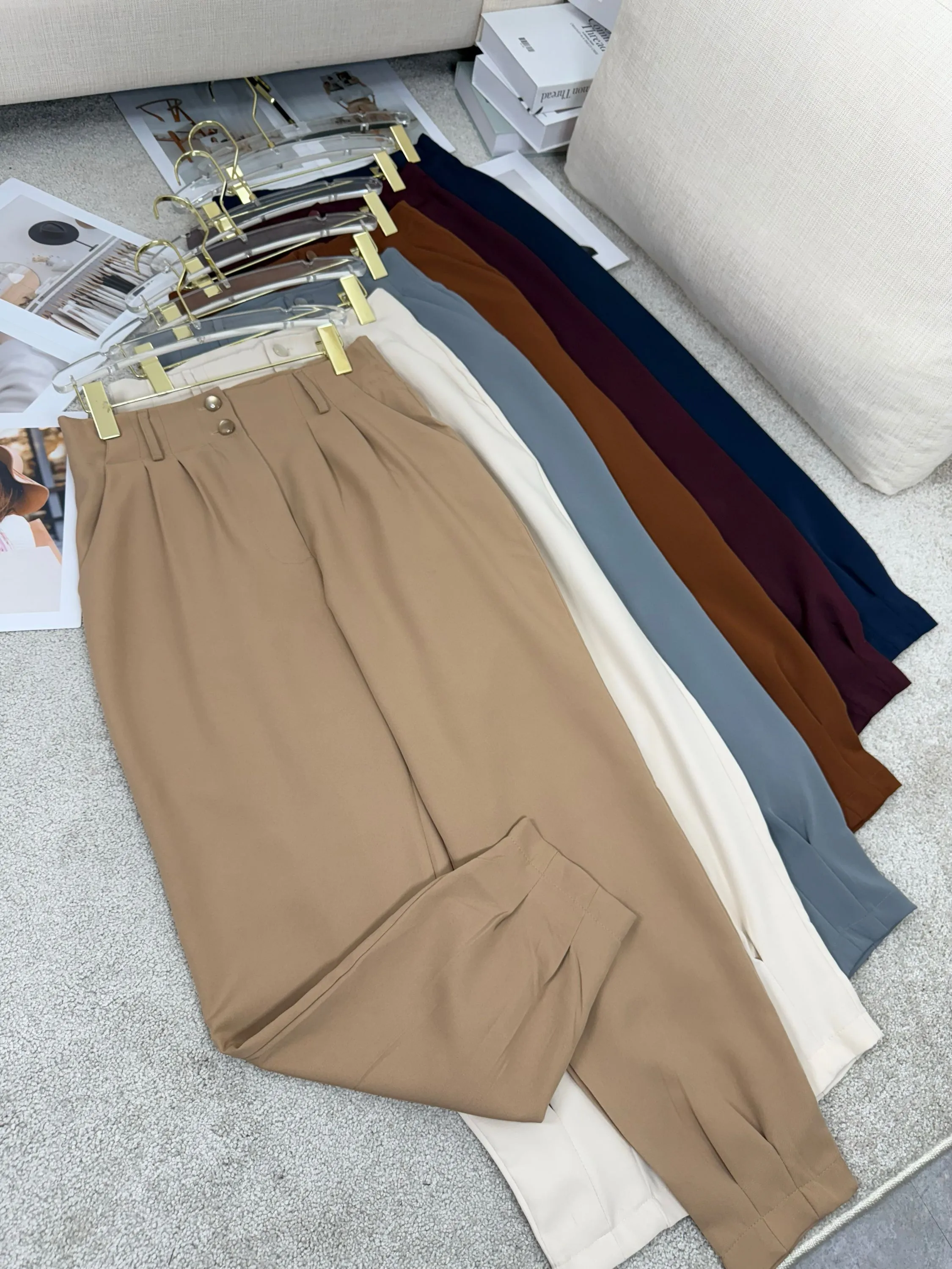 Fancy Modas calça alfaiataria