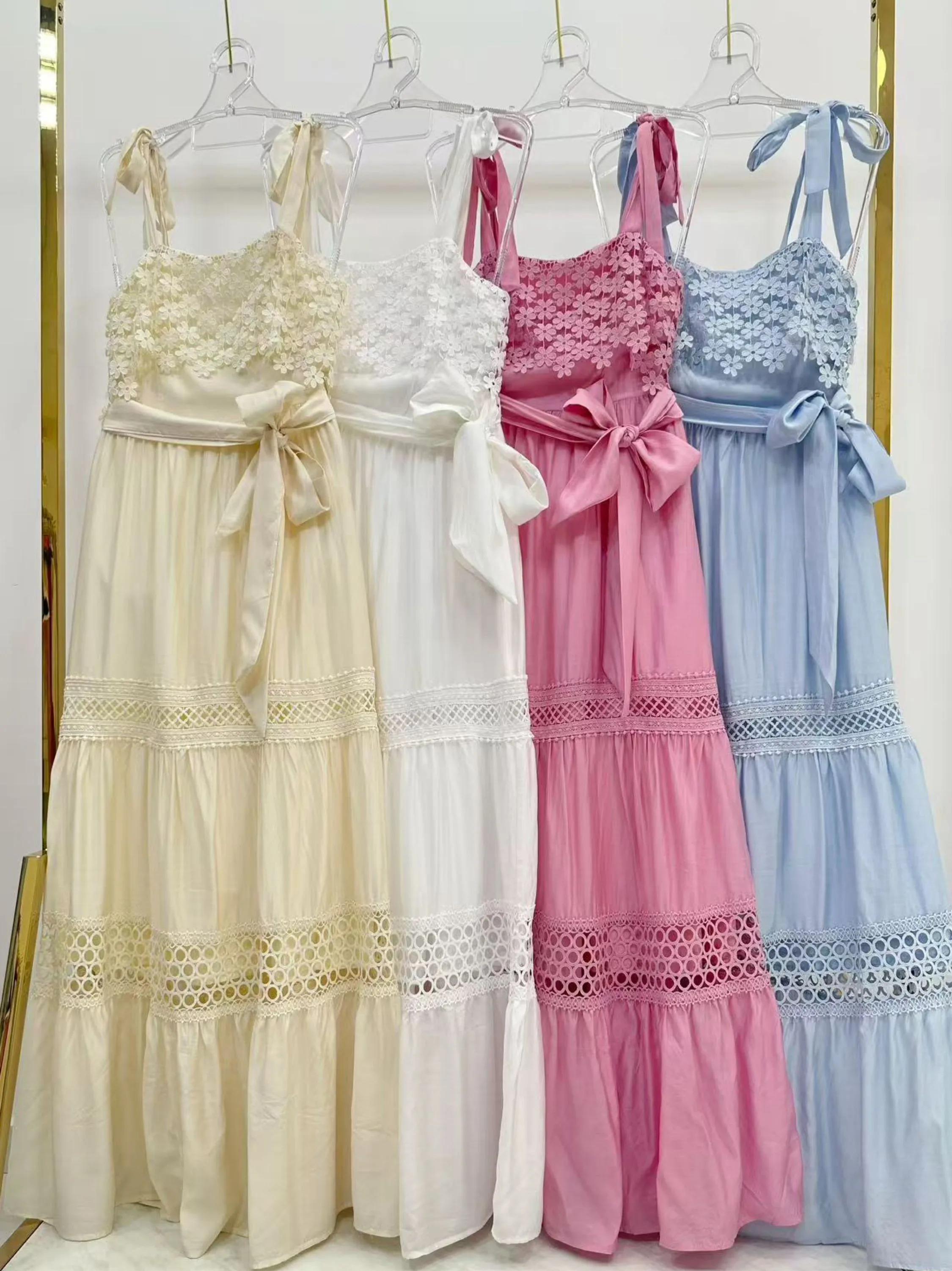 Fancy modas vestido longo com flores