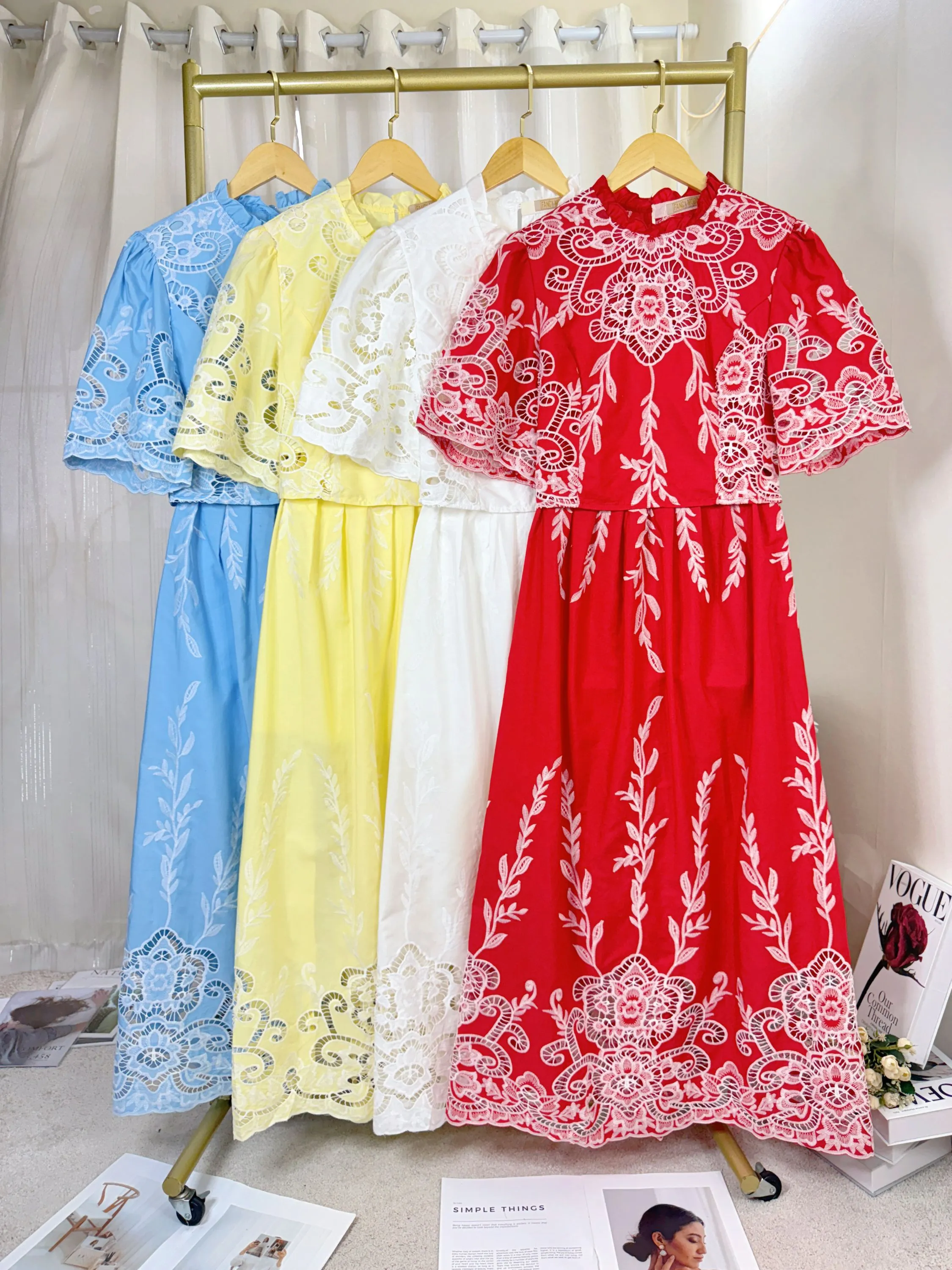 Fancy Modas conjunto bordado