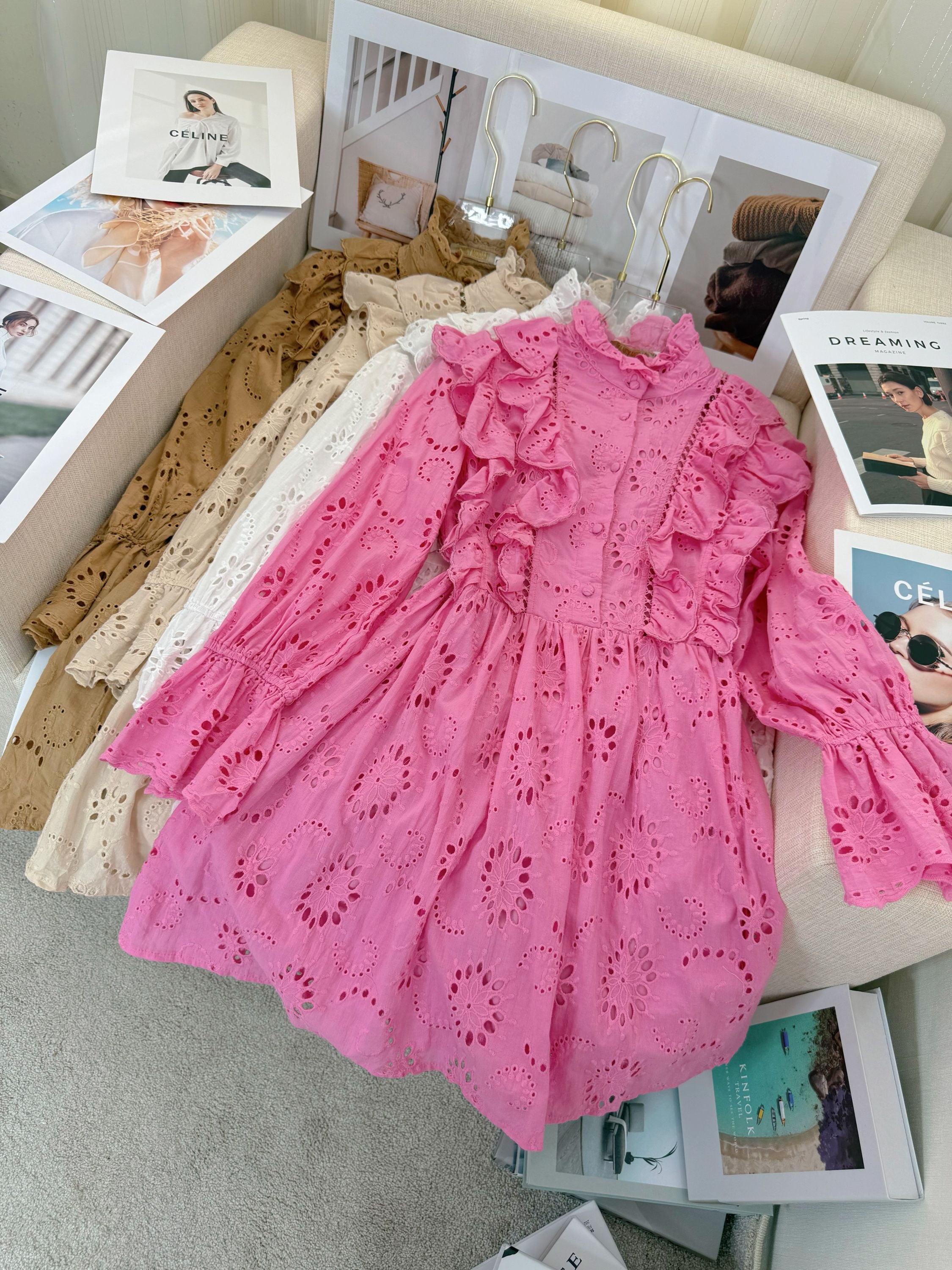 Fancy Modas vestido laise babado