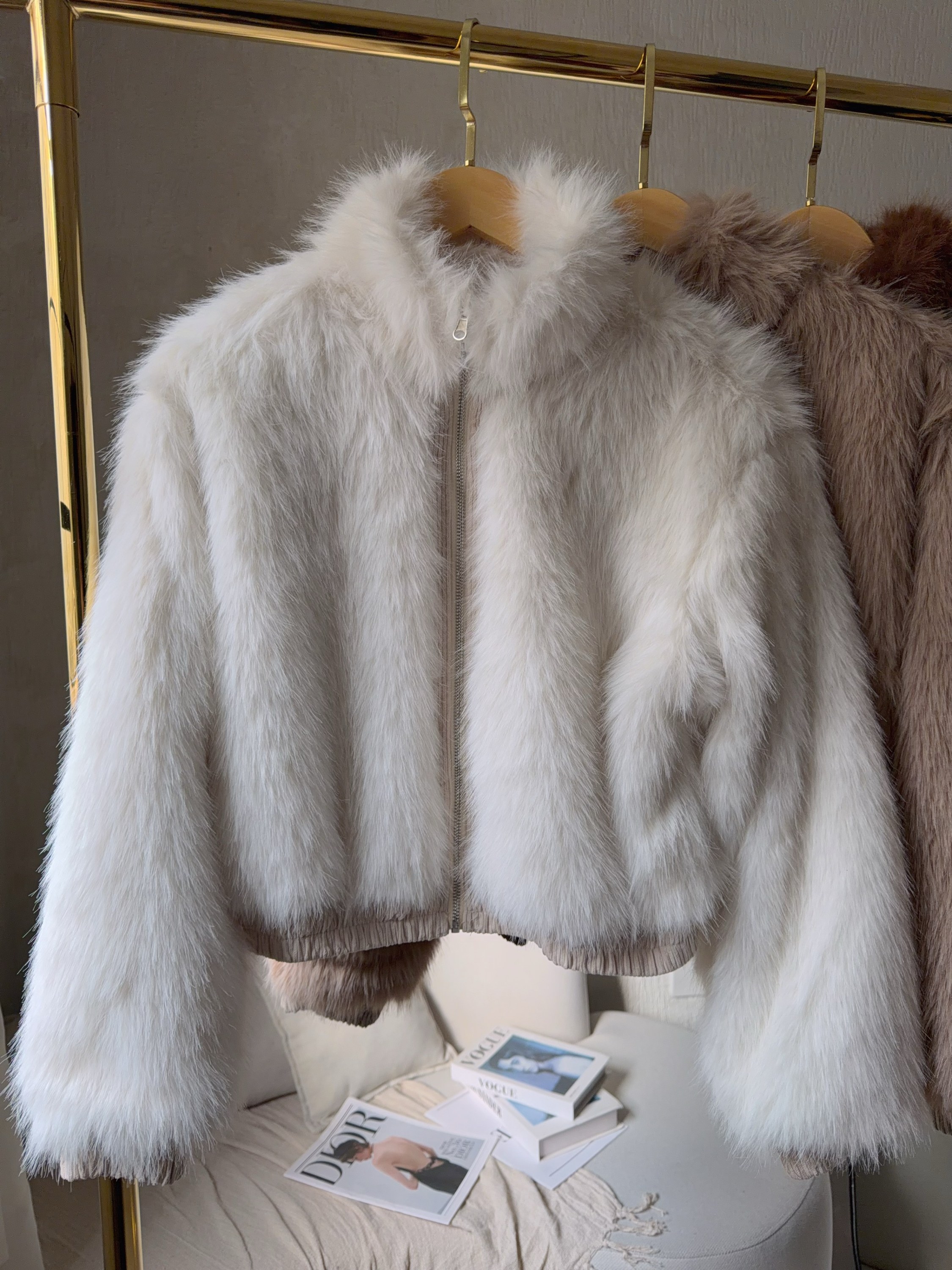 Fancy Modas jaqueta pelo 71