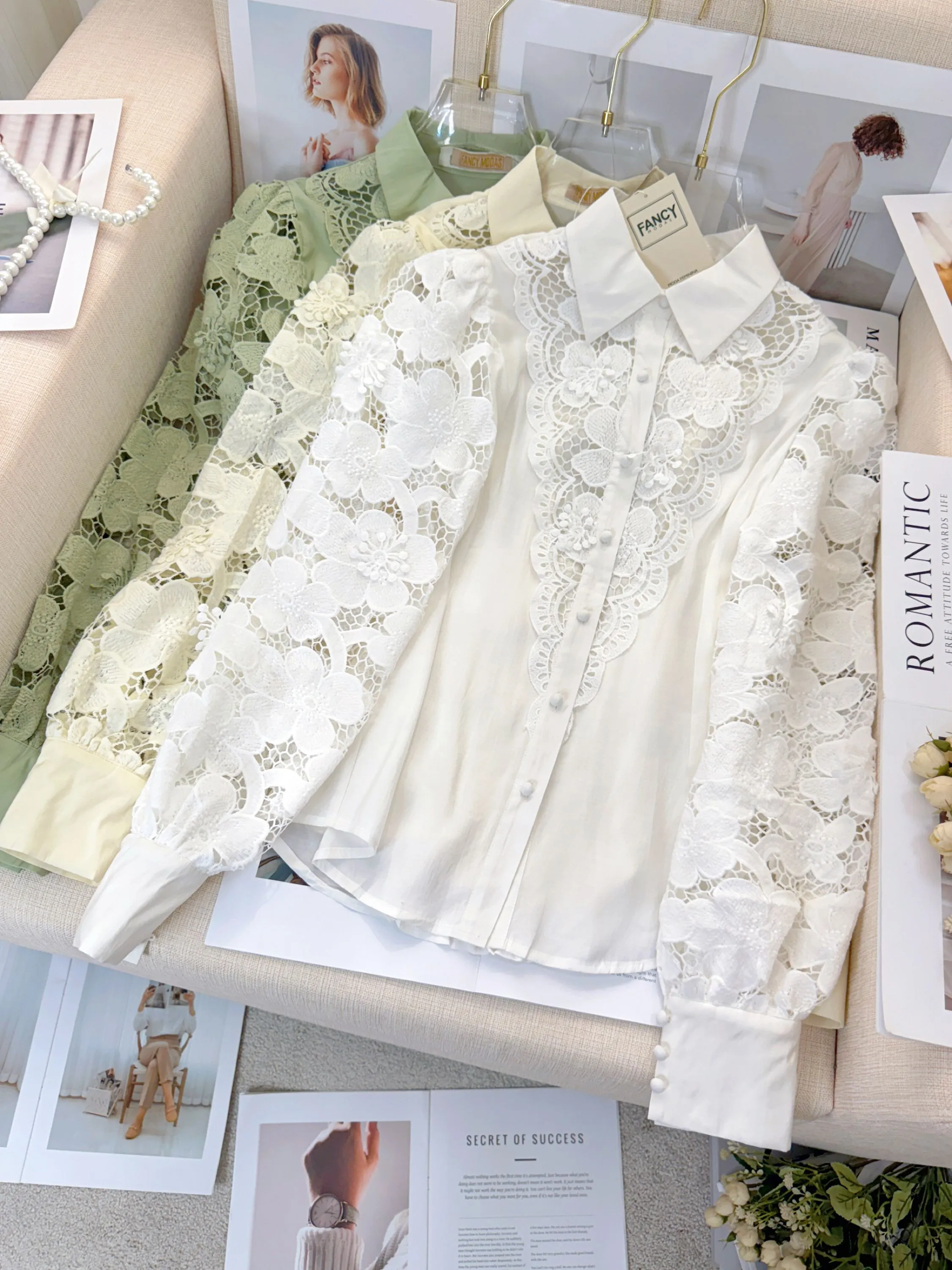 Fancy modas camisa renda