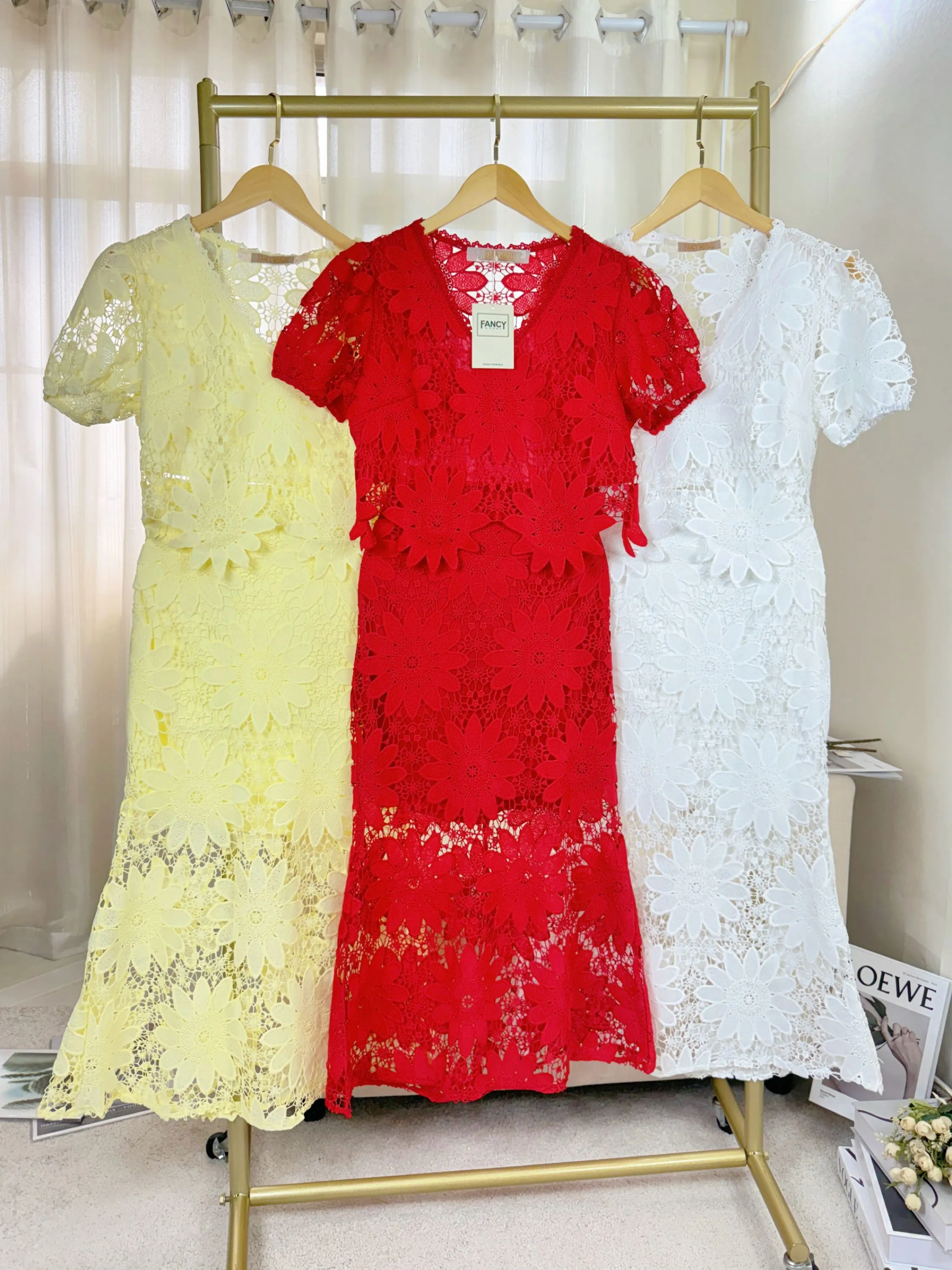 Fancy modas conjunto guippir