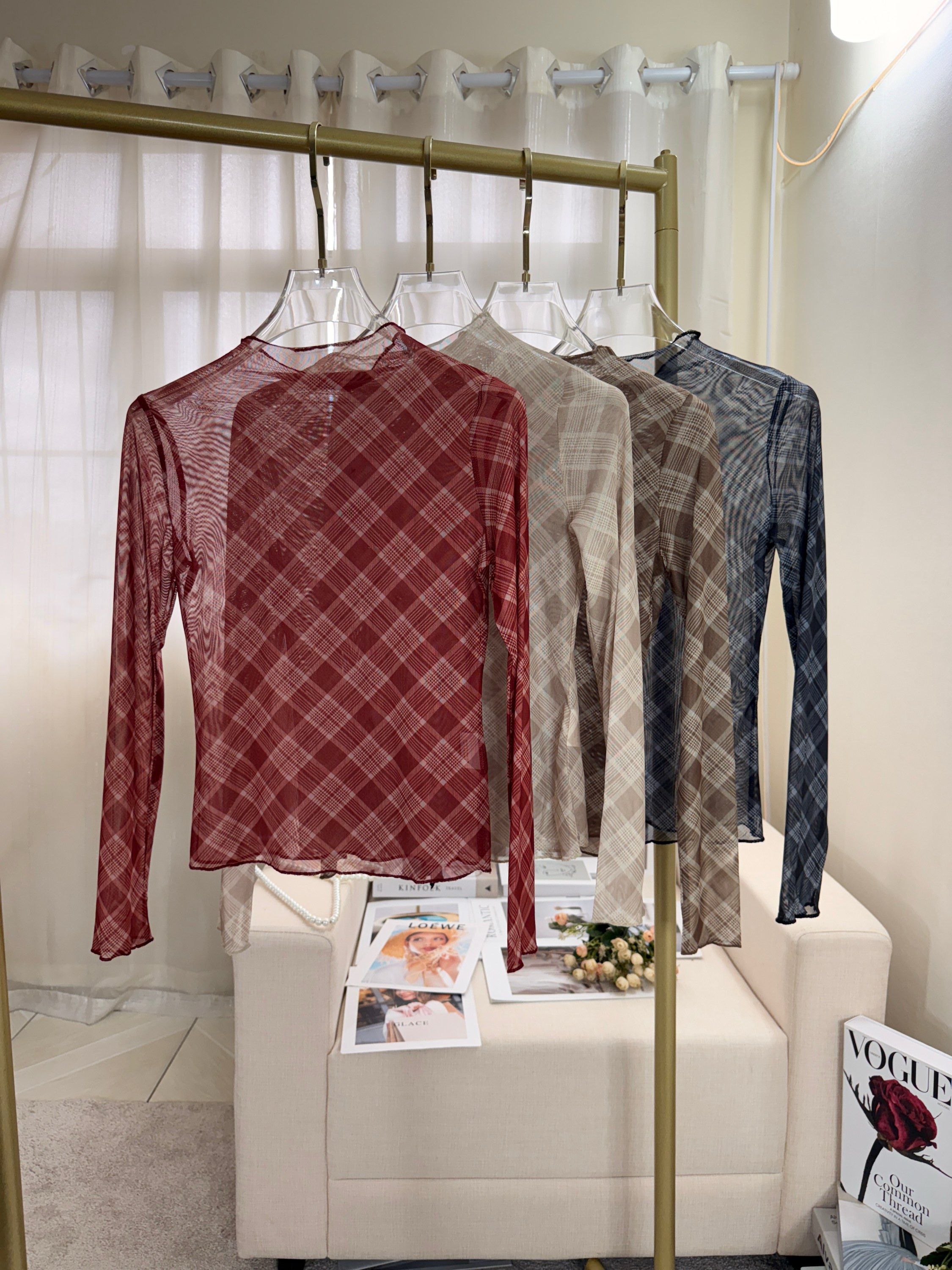 Fancy Modas blusa xadrez