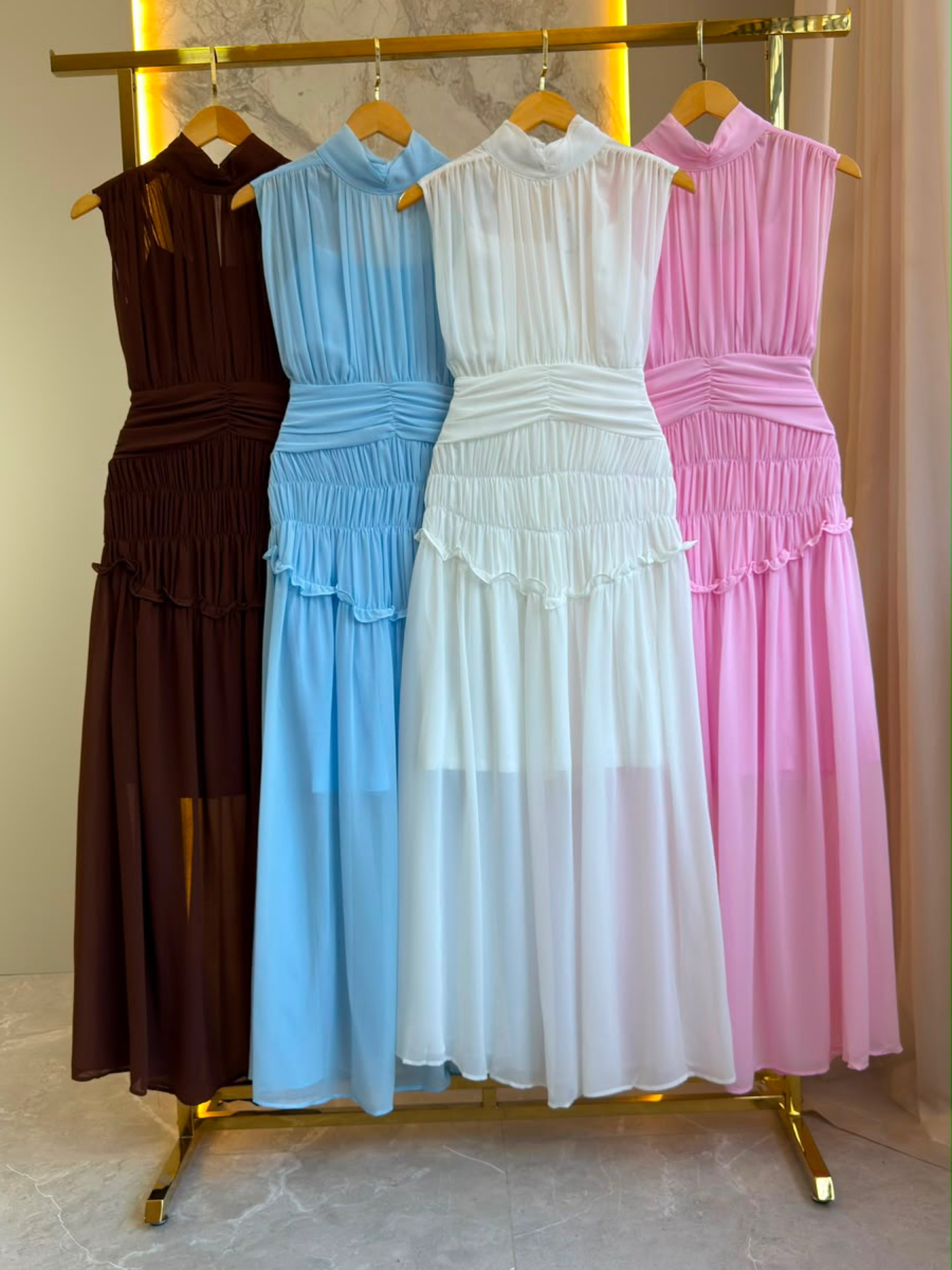Fancy modas vestido longo