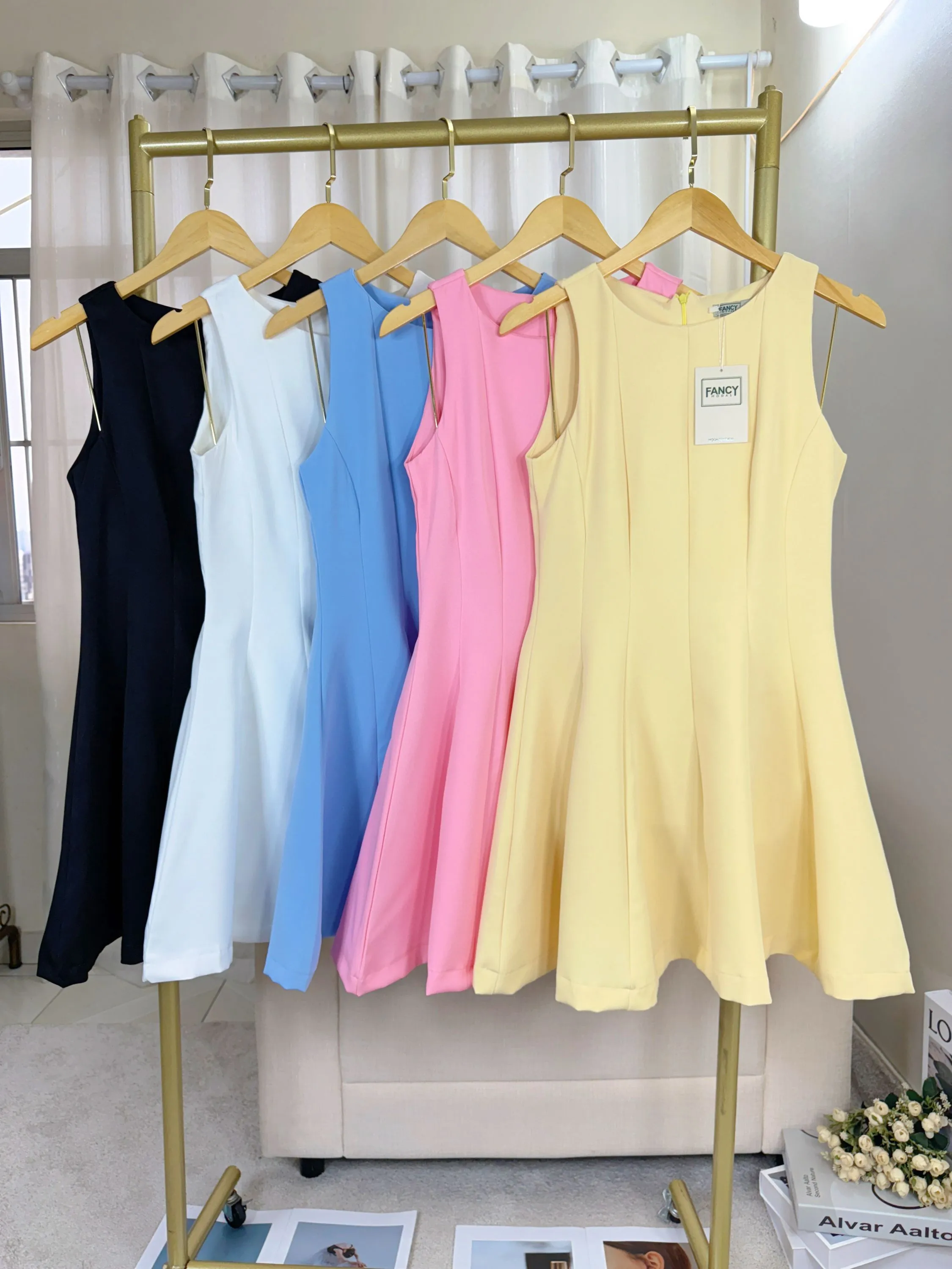 Fancy Modas vestido boneca rodado