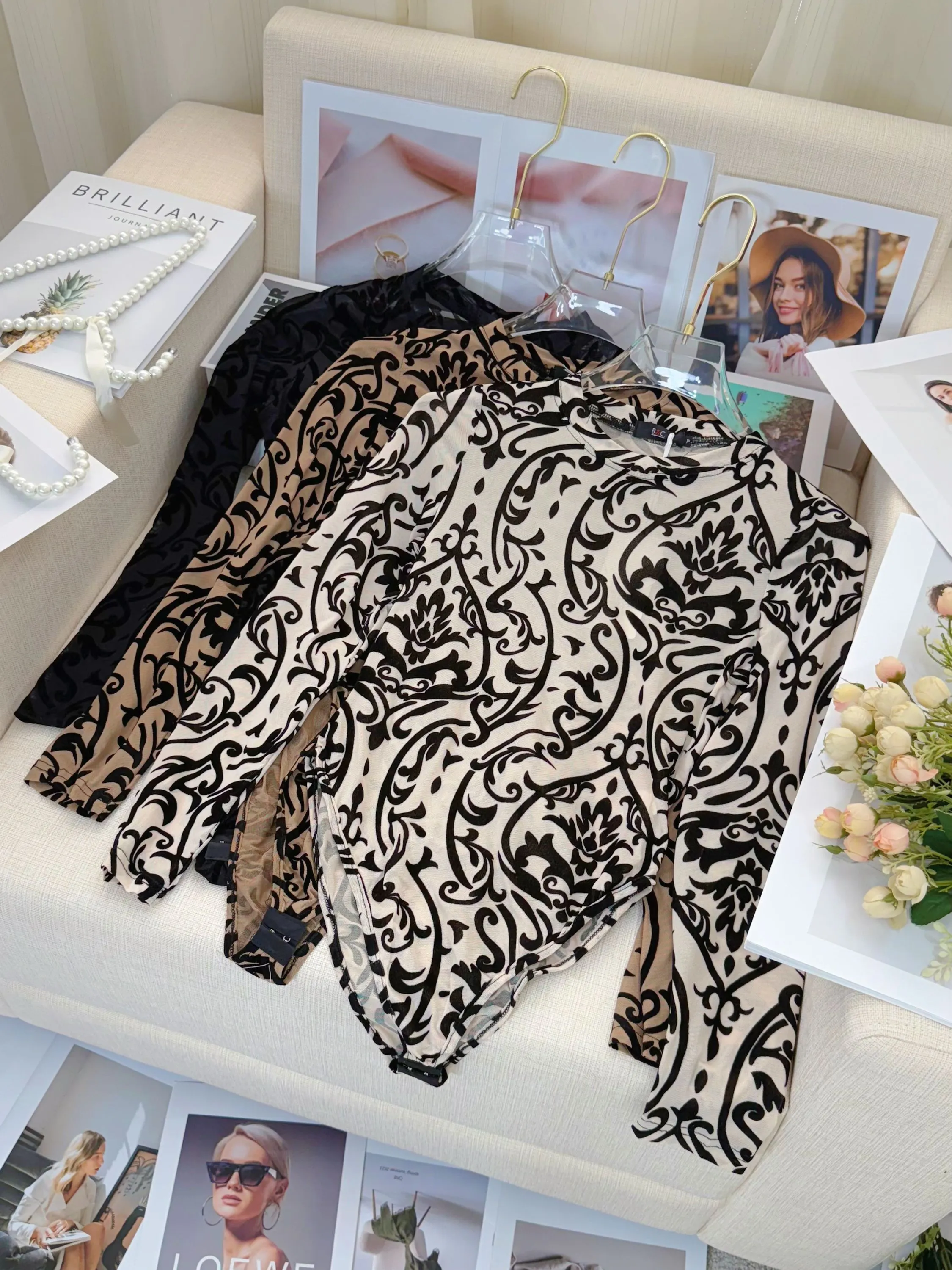 Fancy modas body tule estampando